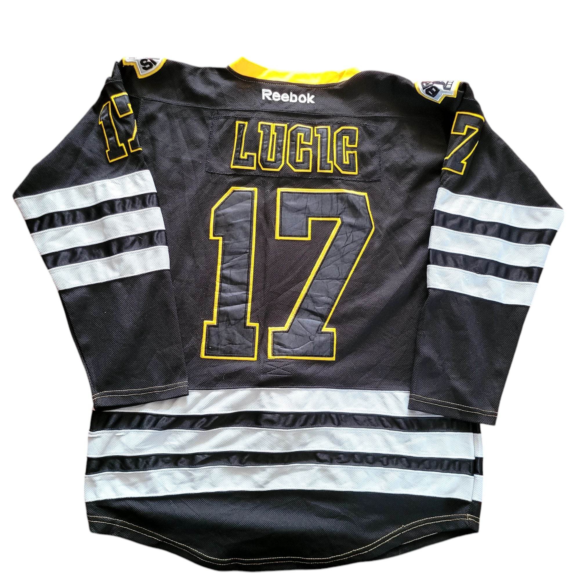 Reebok CCM Boston Bruins Milan Lucic 17 NHL Authentic Vintage Jersey - Size 50 - USASTARFASHION