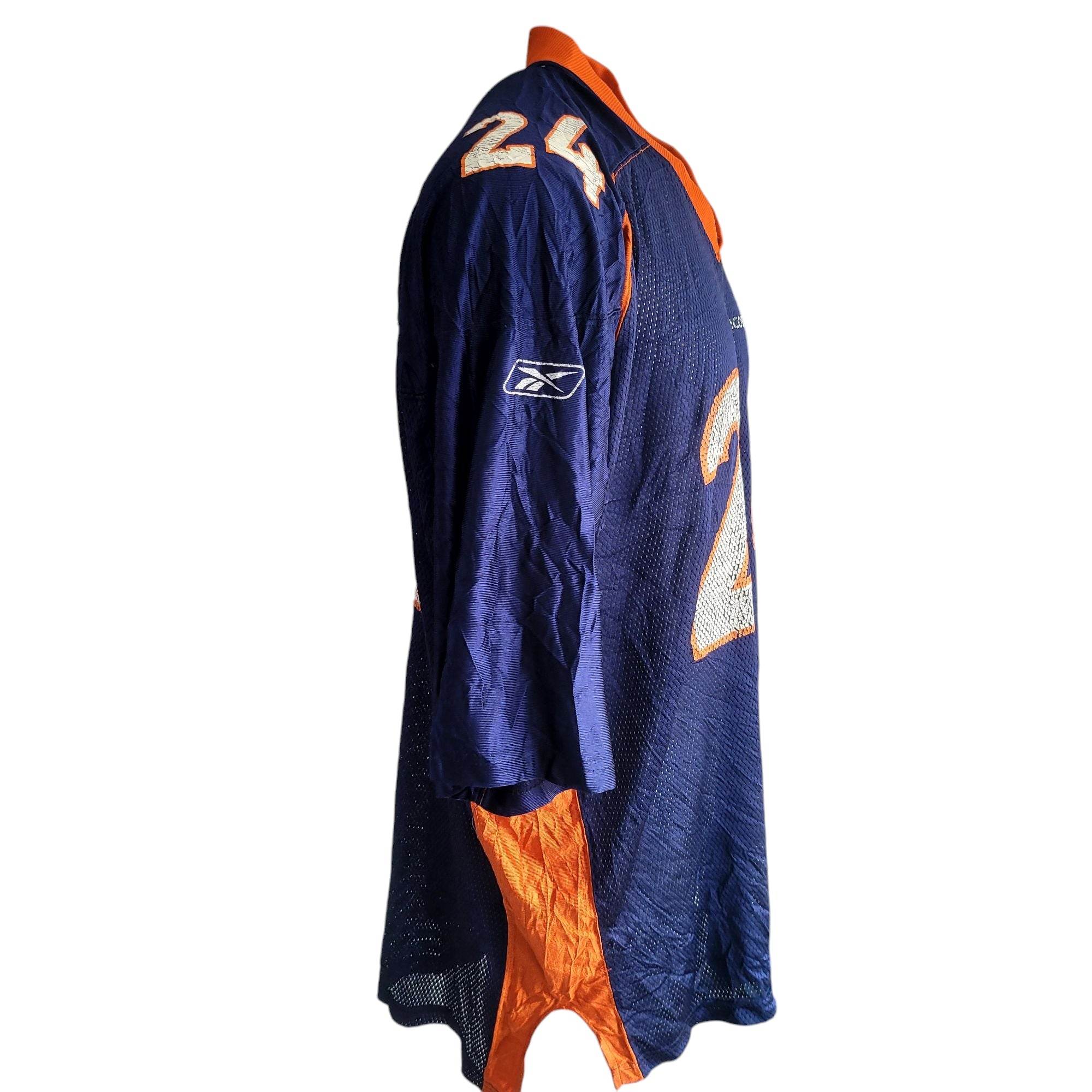 Reebok NFL Equipment Champ Bailey Denver Broncos Jersey – Size 2XL - USASTARFASHION