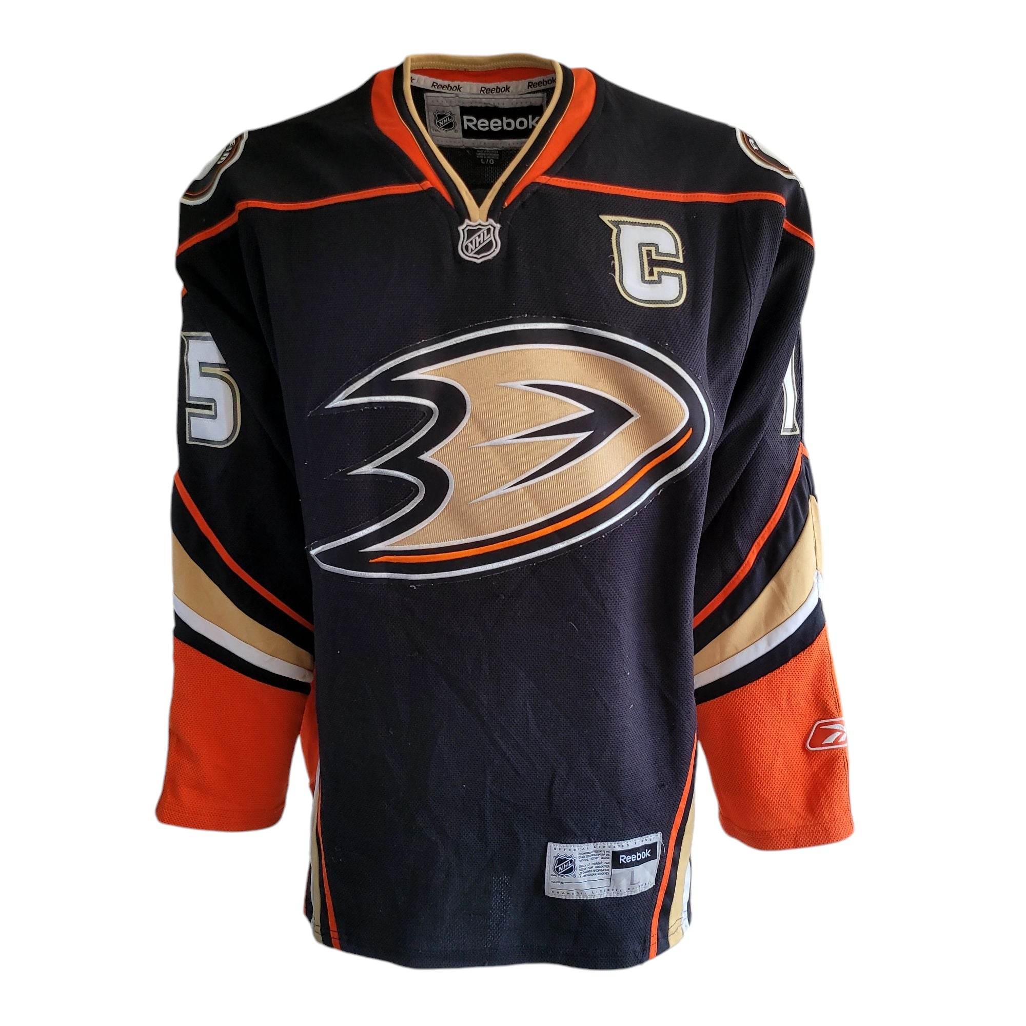 Vintage Reebok NHL Ryan Getzlaf 15 Anaheim Ducks Jersey Sz L - USASTARFASHION
