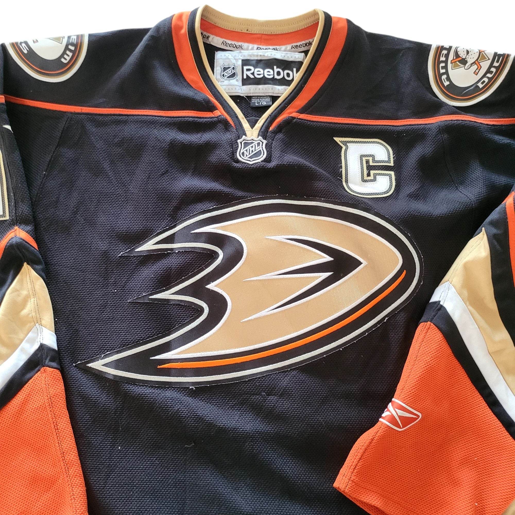 Vintage Reebok NHL Ryan Getzlaf 15 Anaheim Ducks Jersey Sz L - USASTARFASHION