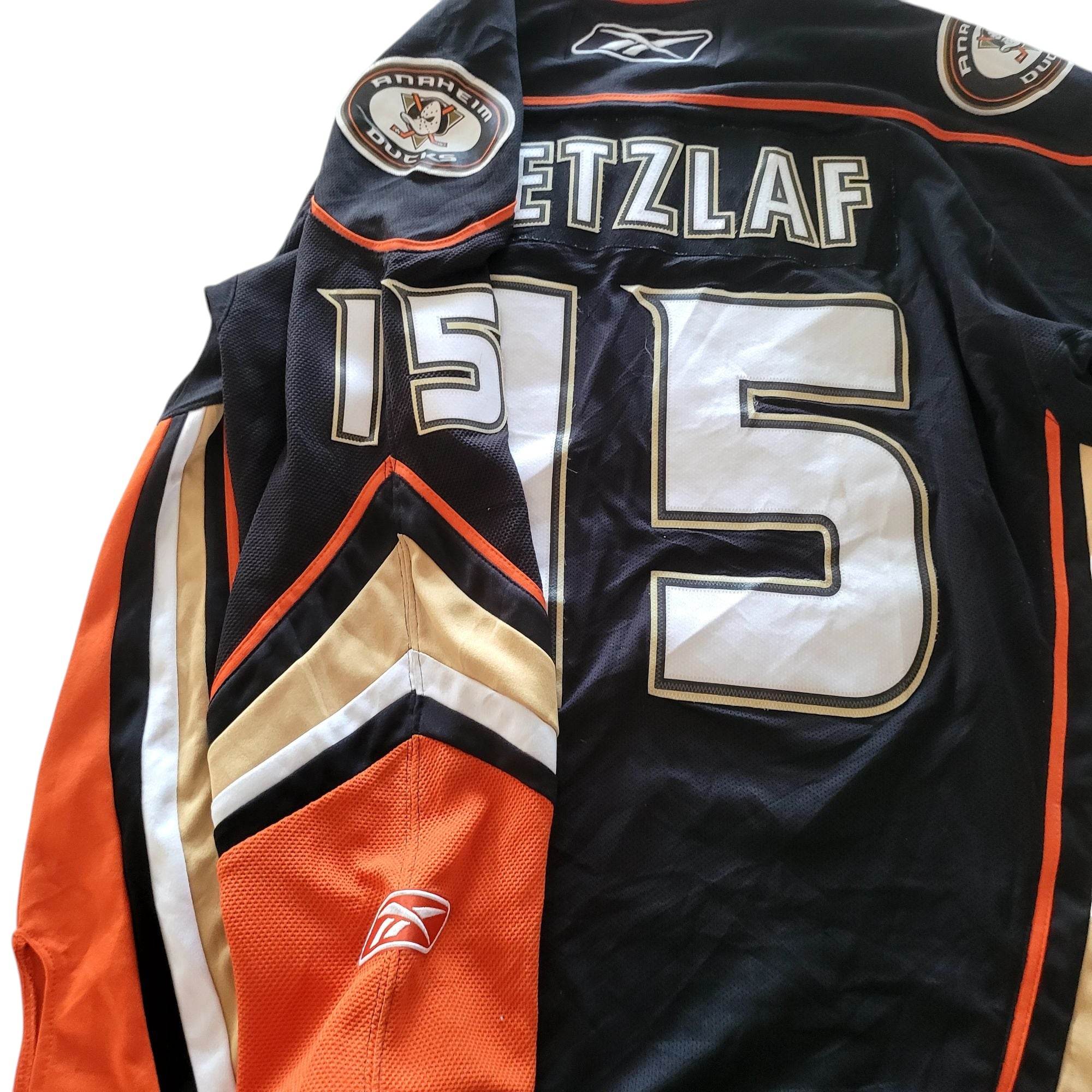 Vintage Reebok NHL Ryan Getzlaf 15 Anaheim Ducks Jersey Sz L - USASTARFASHION