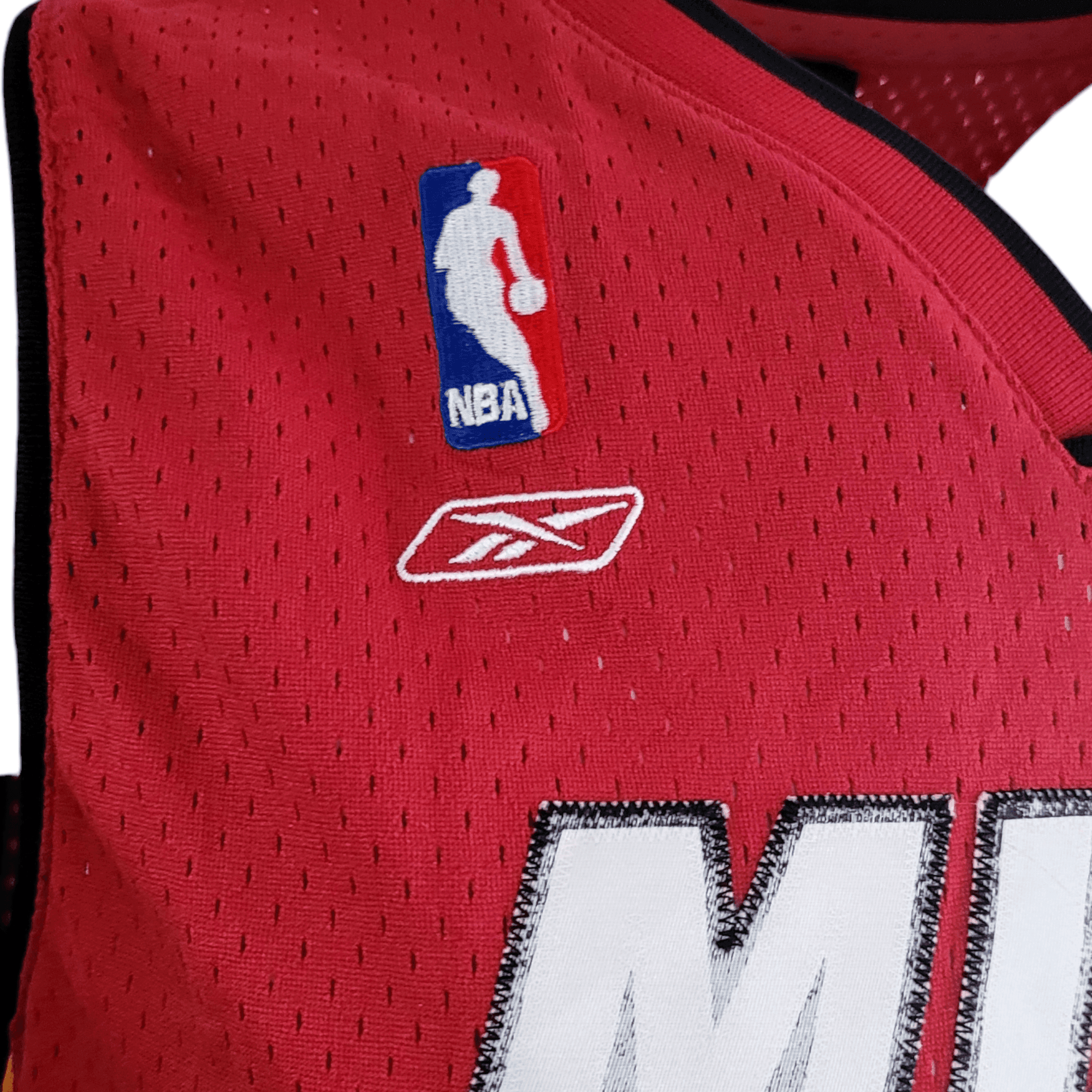 Reebok Dwyane Wade Miami Heat 3 Jersey Youth XL Red NBA Basketball Tank Top - USASTARFASHION