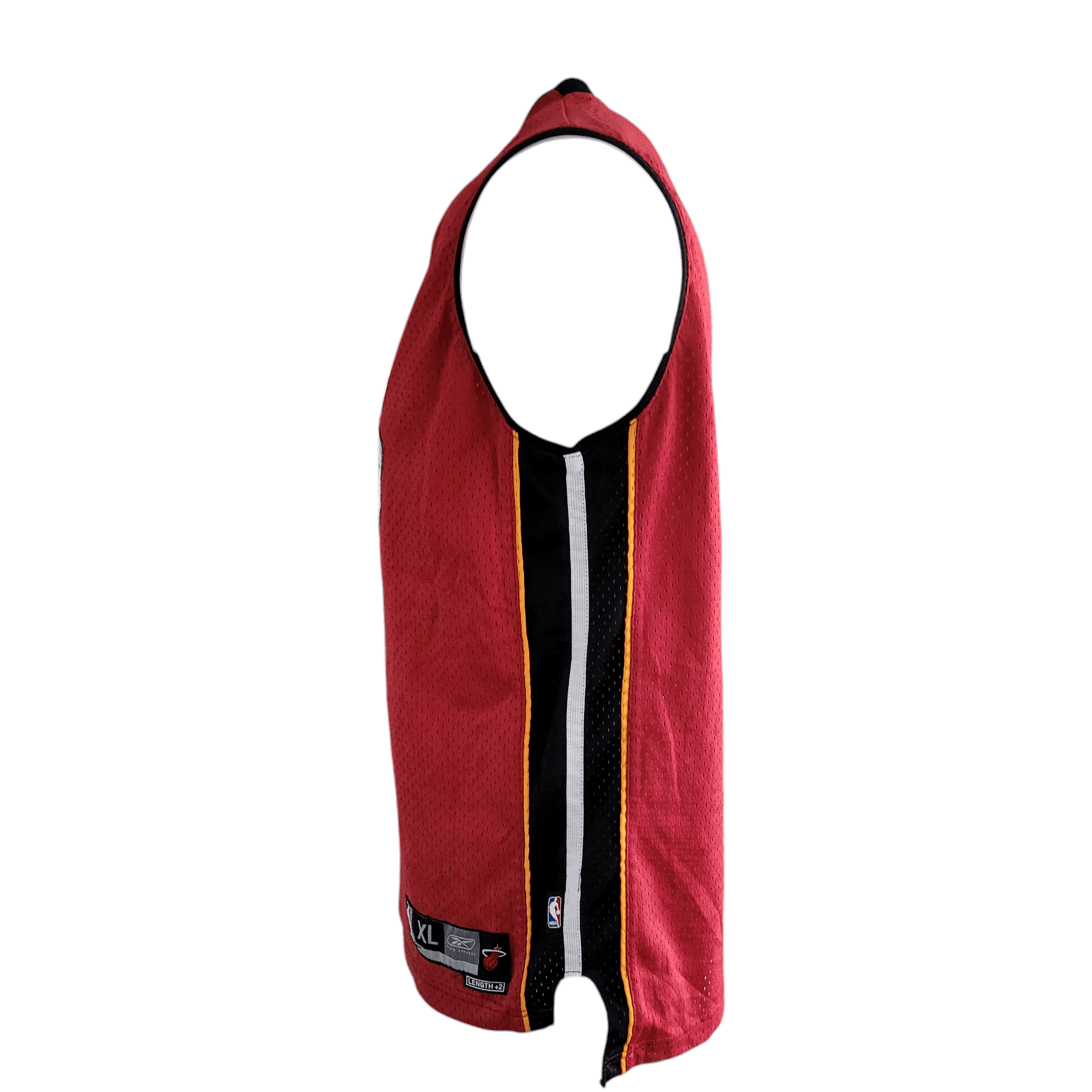 Reebok Dwyane Wade Miami Heat 3 Jersey Youth XL Red NBA Basketball Tank Top - USASTARFASHION