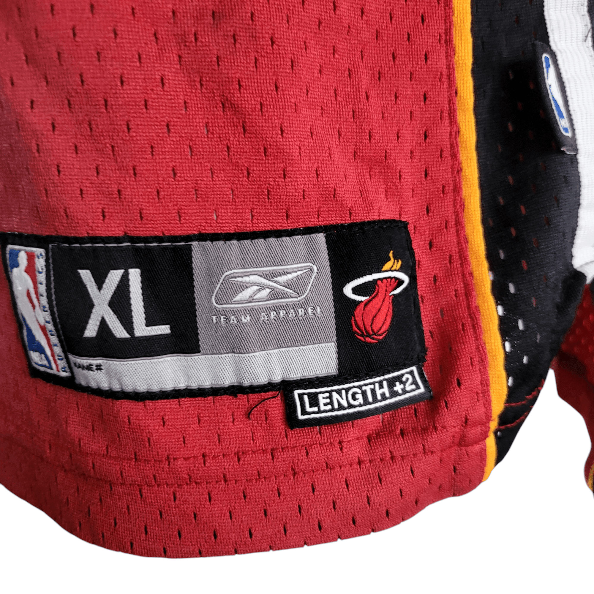 Reebok Dwyane Wade Miami Heat 3 Jersey Youth XL Red NBA Basketball Tank Top - USASTARFASHION