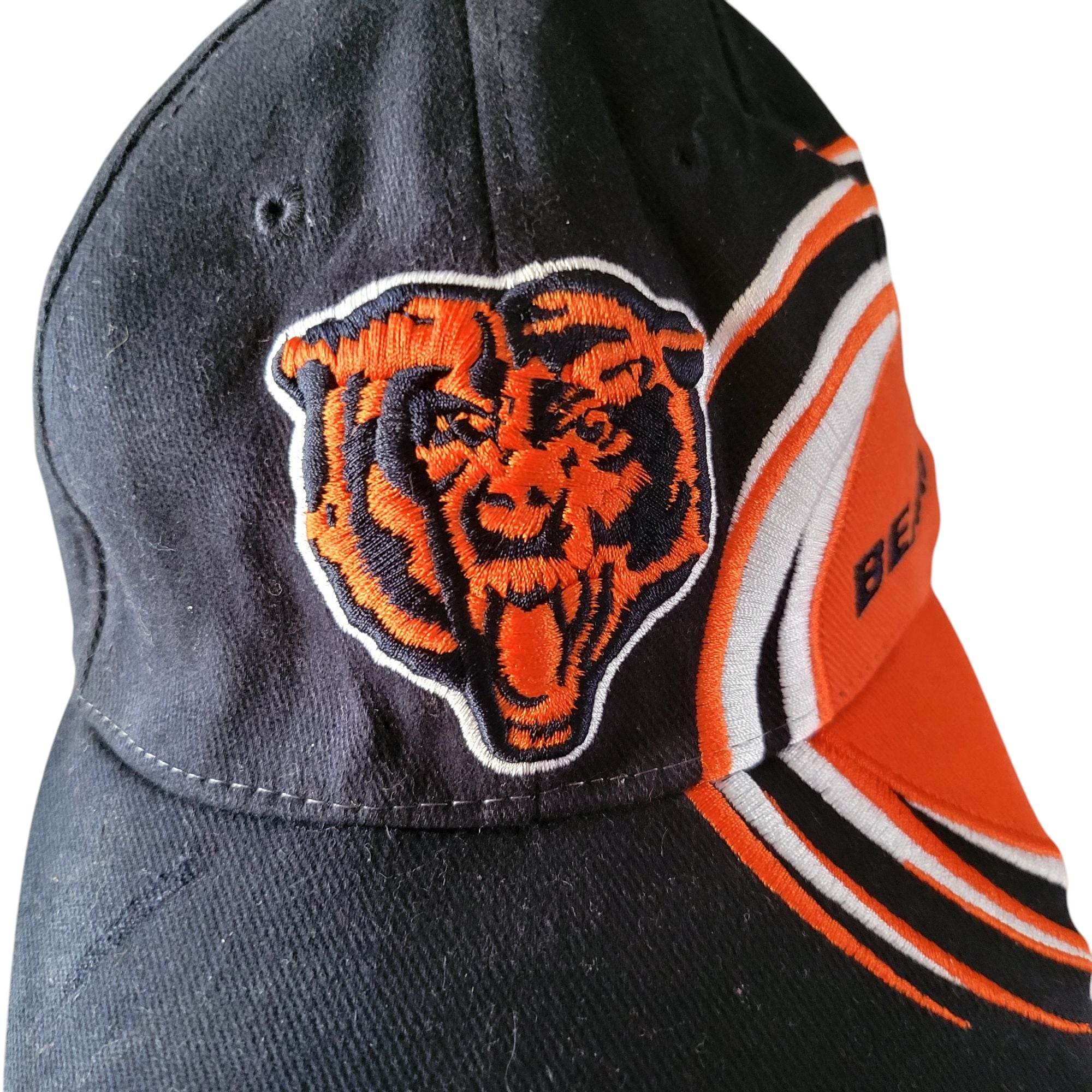 Vintage Chicago Bears NFL Reebok Snapback Hat One Size Fits All - USASTARFASHION