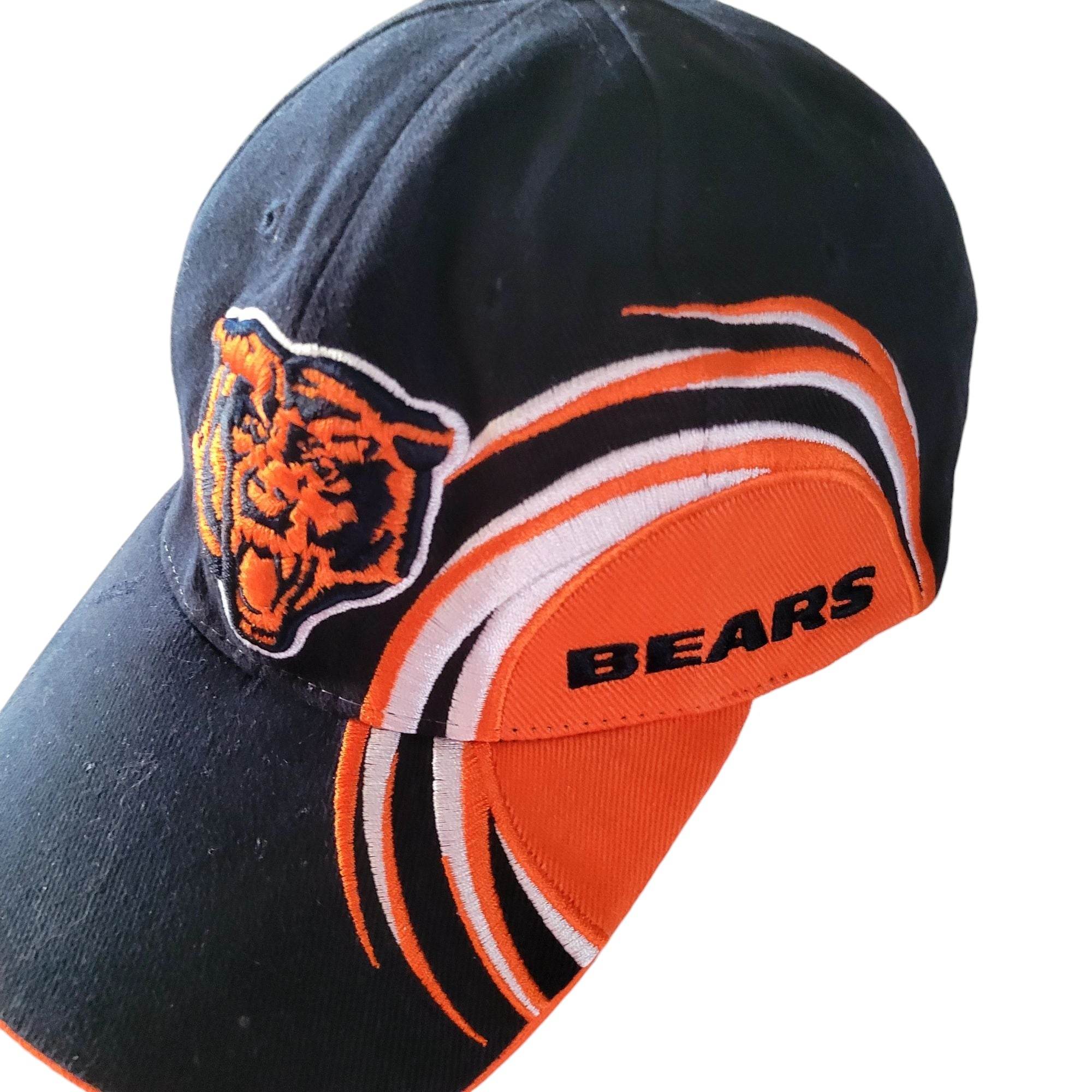 Vintage Chicago Bears NFL Reebok Snapback Hat One Size Fits All - USASTARFASHION