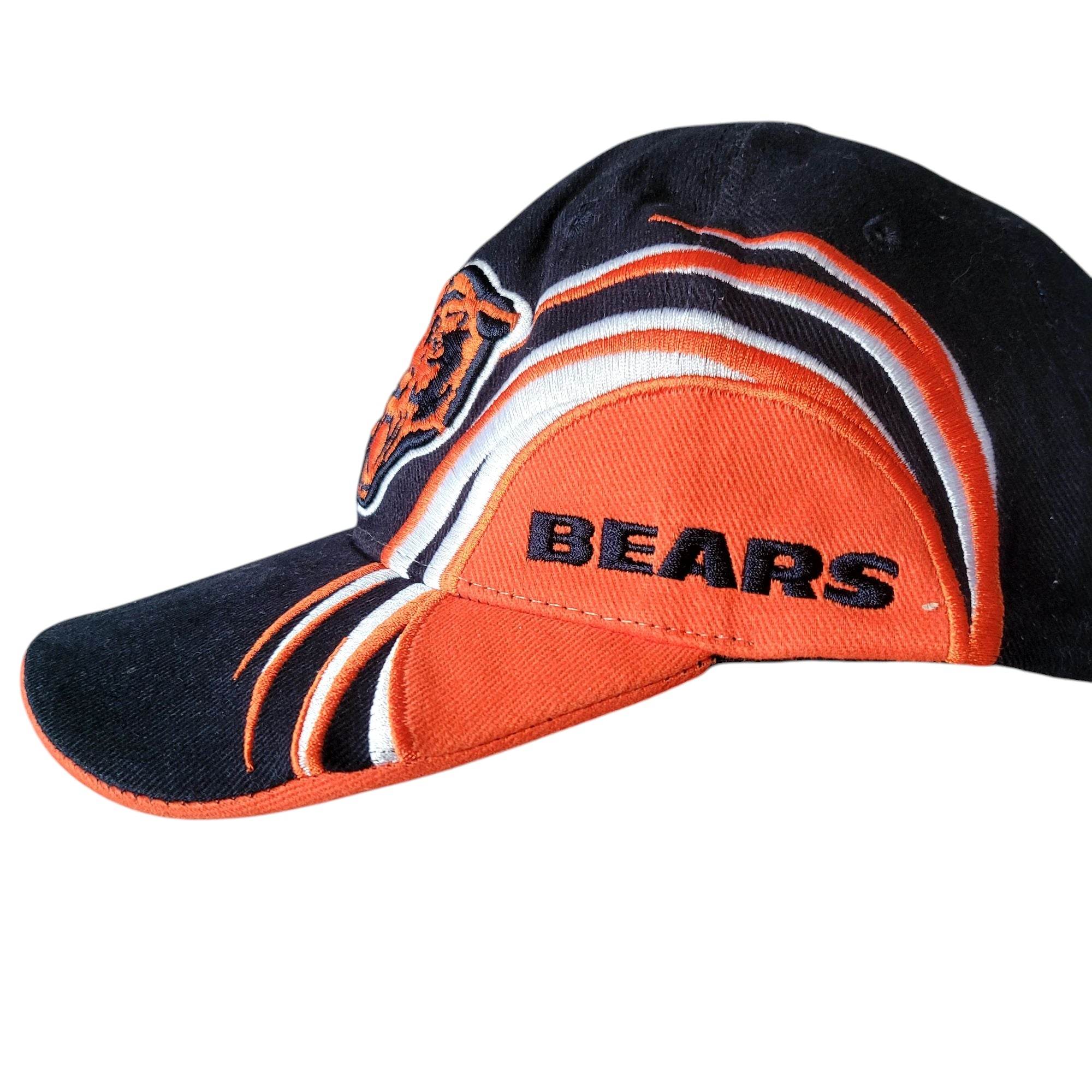 Vintage Chicago Bears NFL Reebok Snapback Hat One Size Fits All - USASTARFASHION