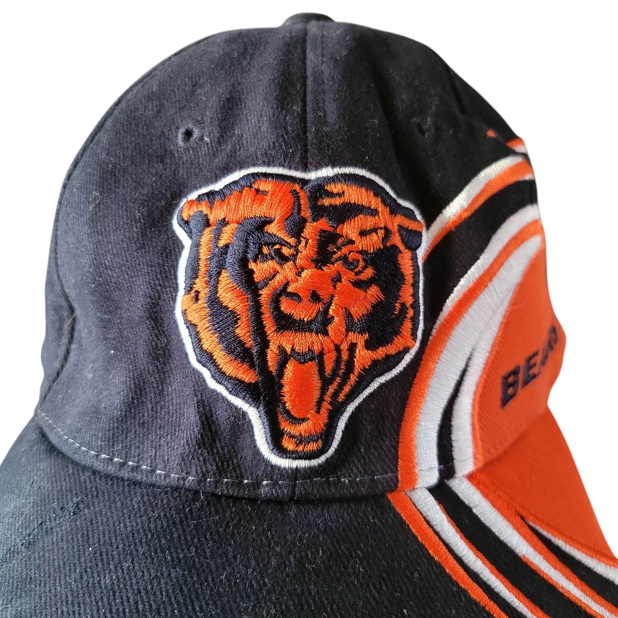Vintage Chicago Bears NFL Reebok Snapback Hat One Size Fits All - USASTARFASHION