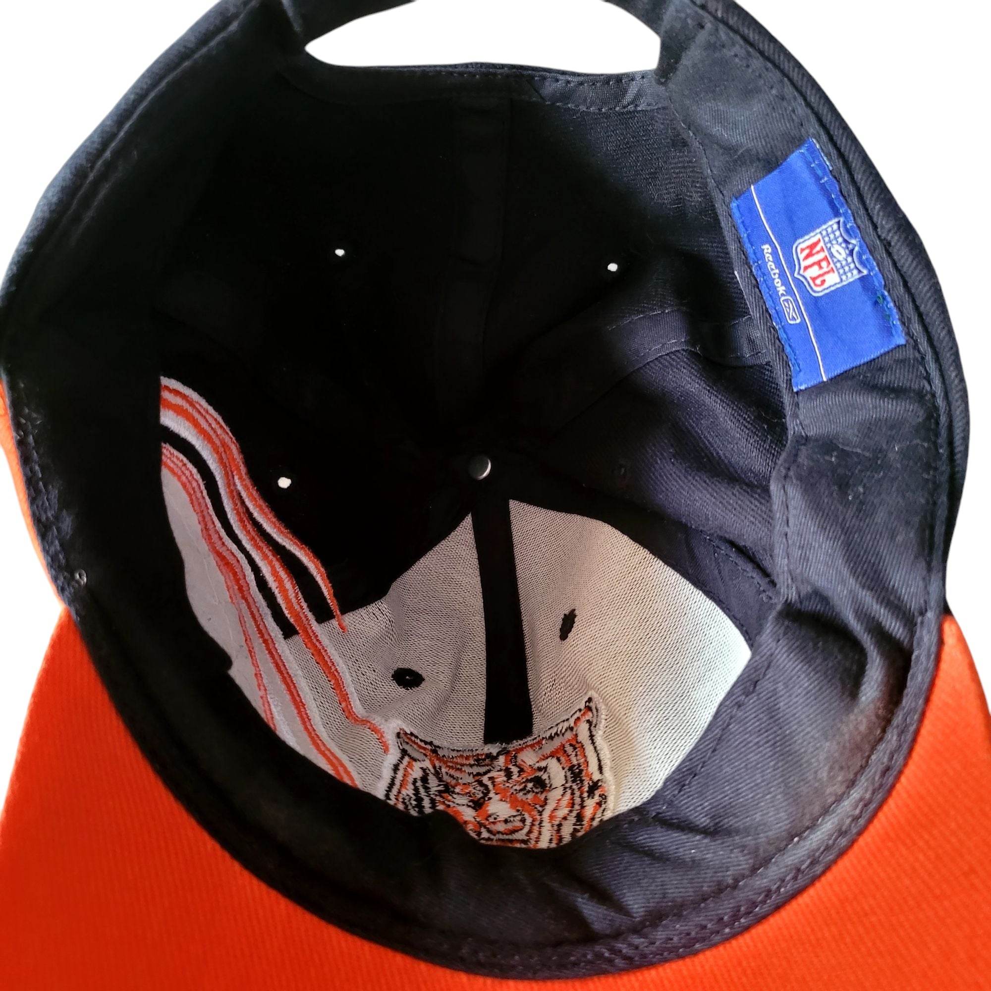 Vintage Chicago Bears NFL Reebok Snapback Hat One Size Fits All - USASTARFASHION