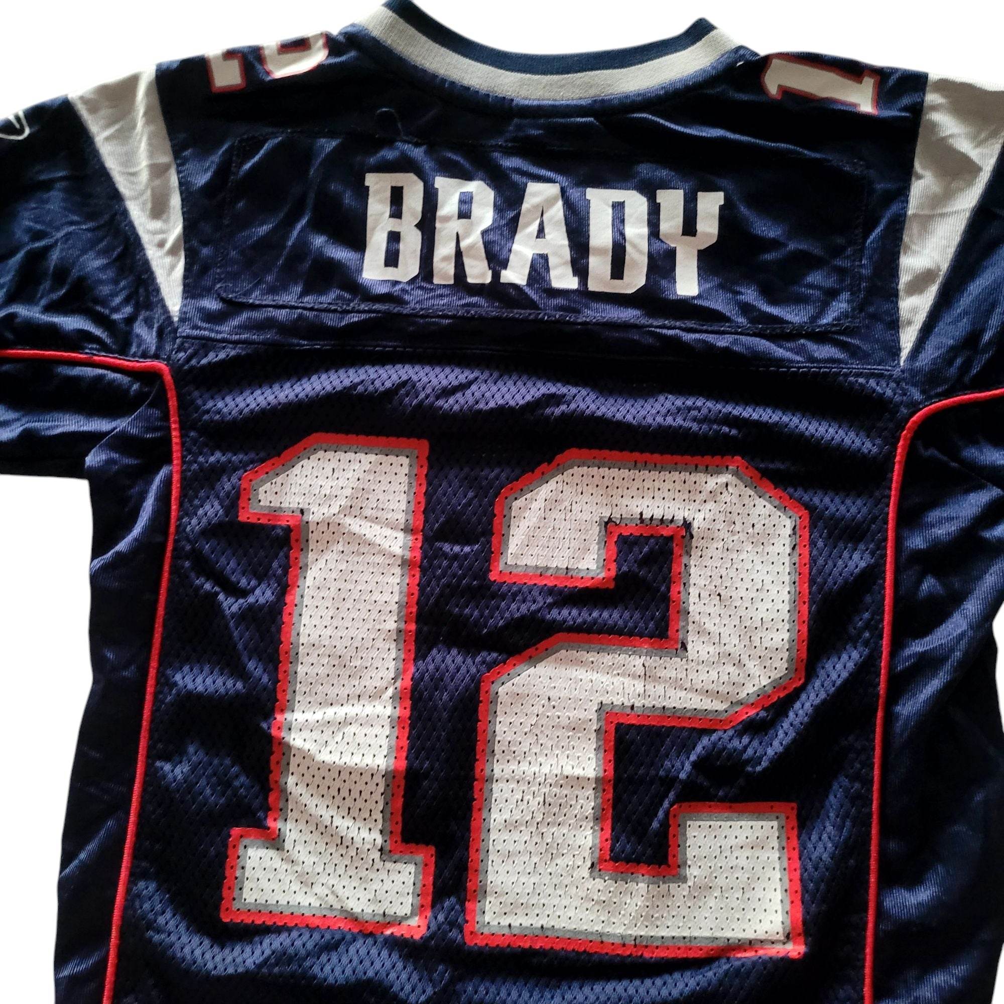 Reebok Tom Brady New England Patriots Youth Jersey (Size Small) - USASTARFASHION
