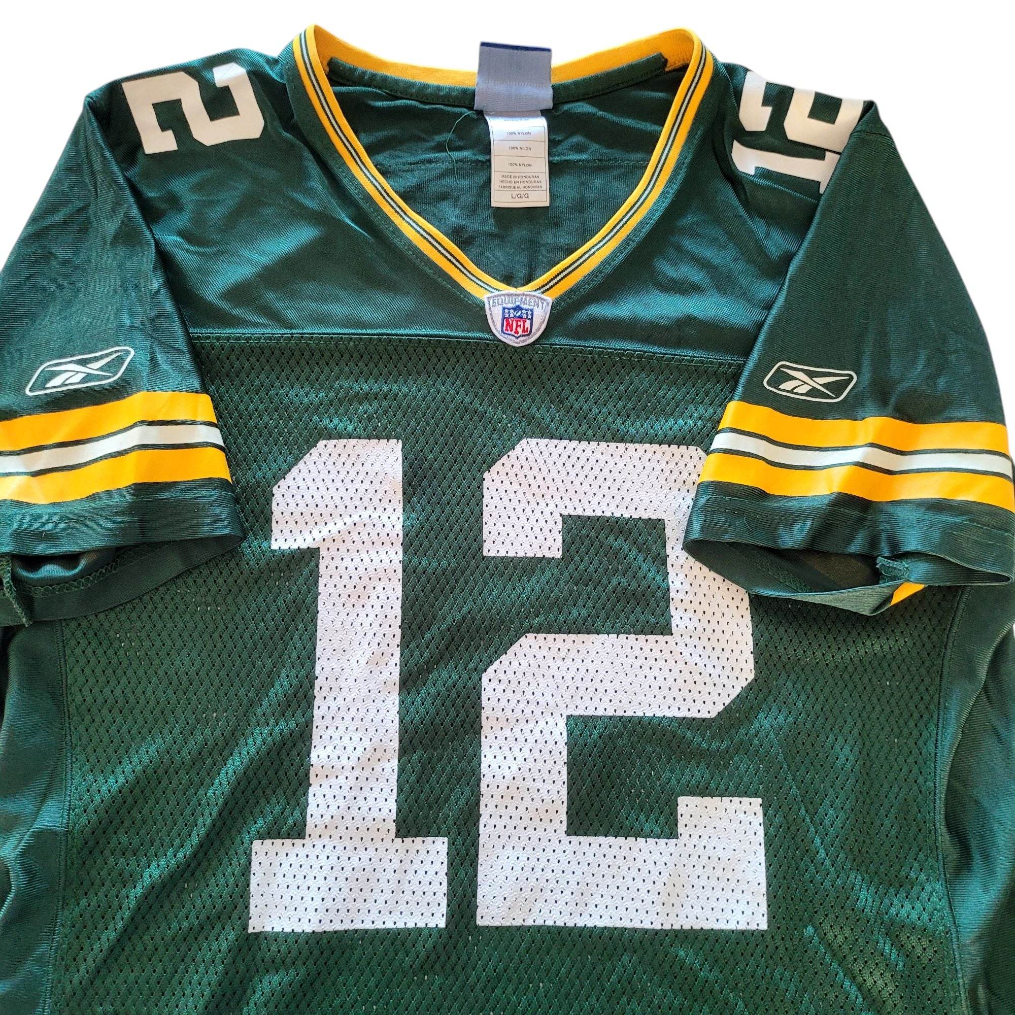 Reebok Women's Aaron Rodgers Green Bay Packers Jersey – Size Large - USASTARFASHION