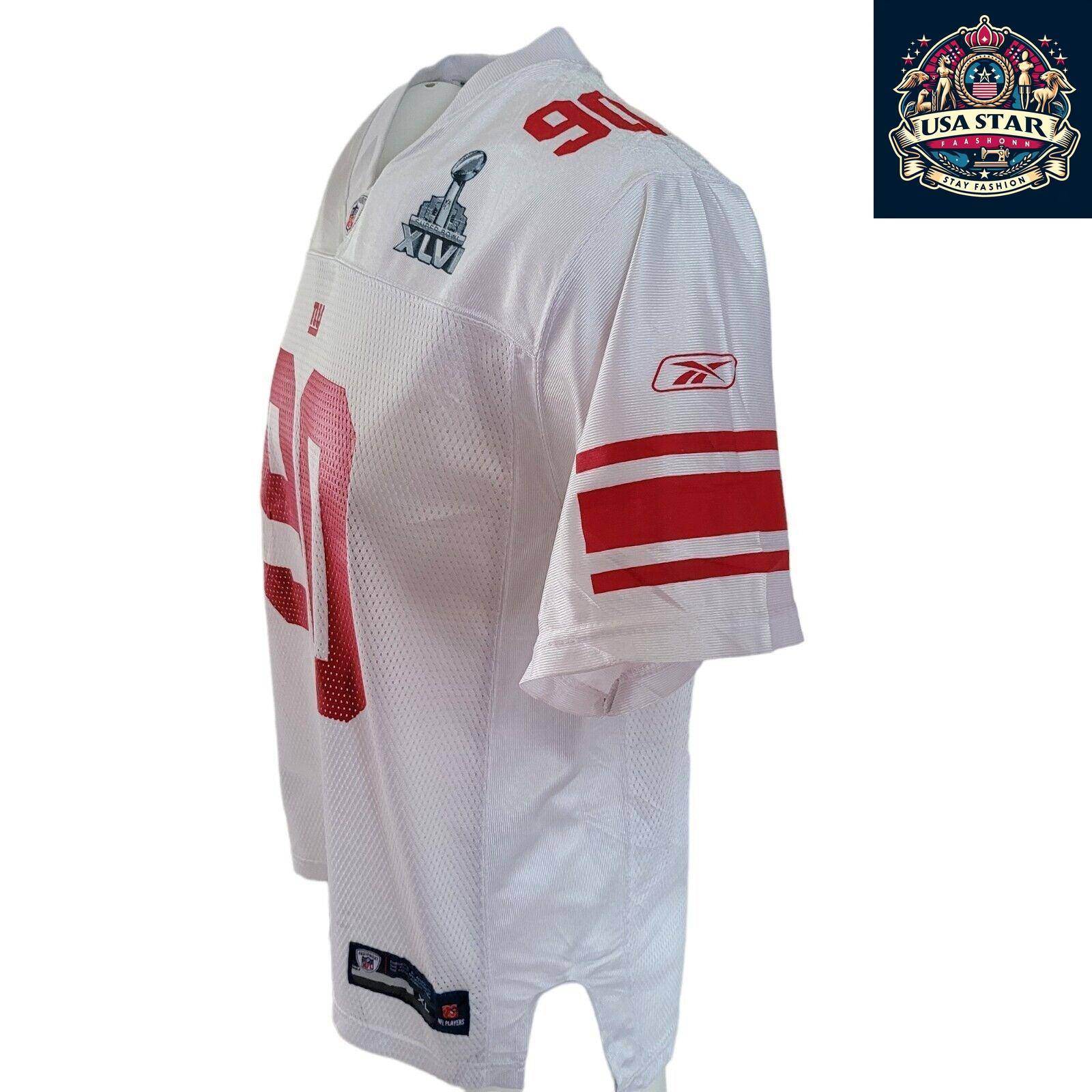 Reebok New York Giants Jersey Jason Pierre - Paul 90 Youth NFL Comfort Fit Authentic Design - USASTARFASHION