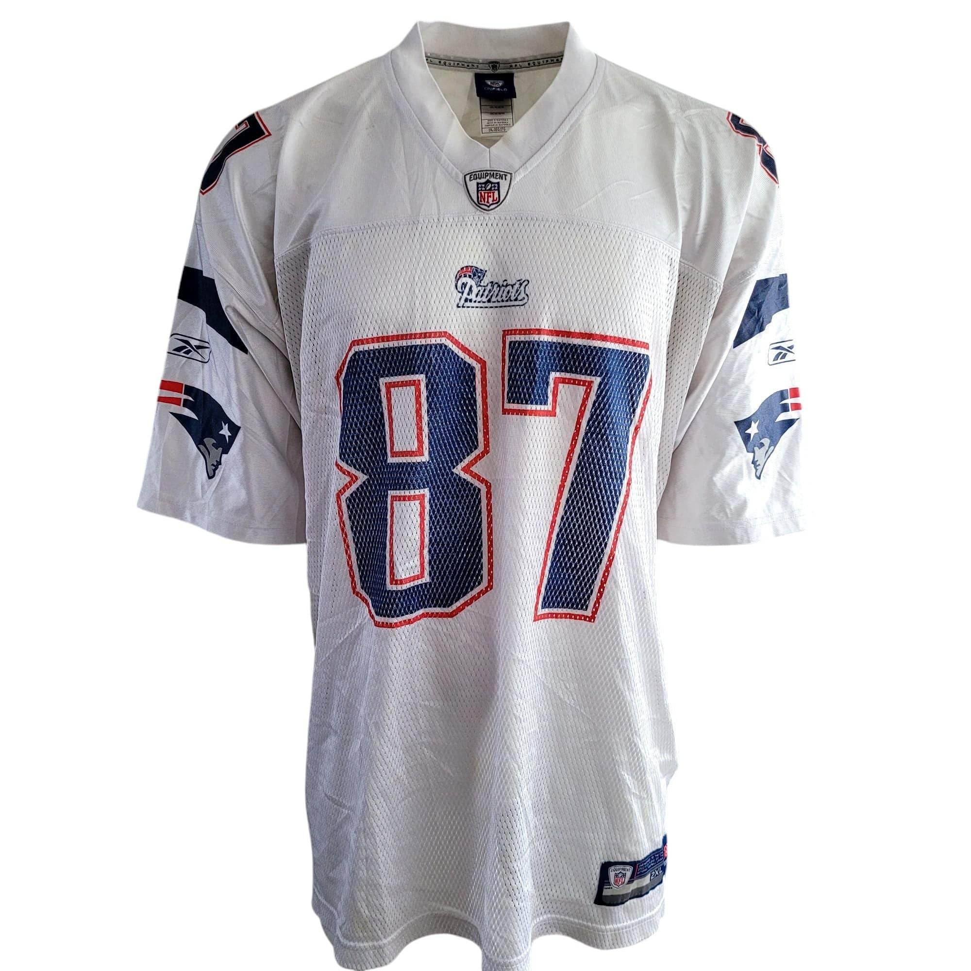 Reebok Rob Gronkowski 87 New England Patriots Jersey - Size 2XL - USASTARFASHION
