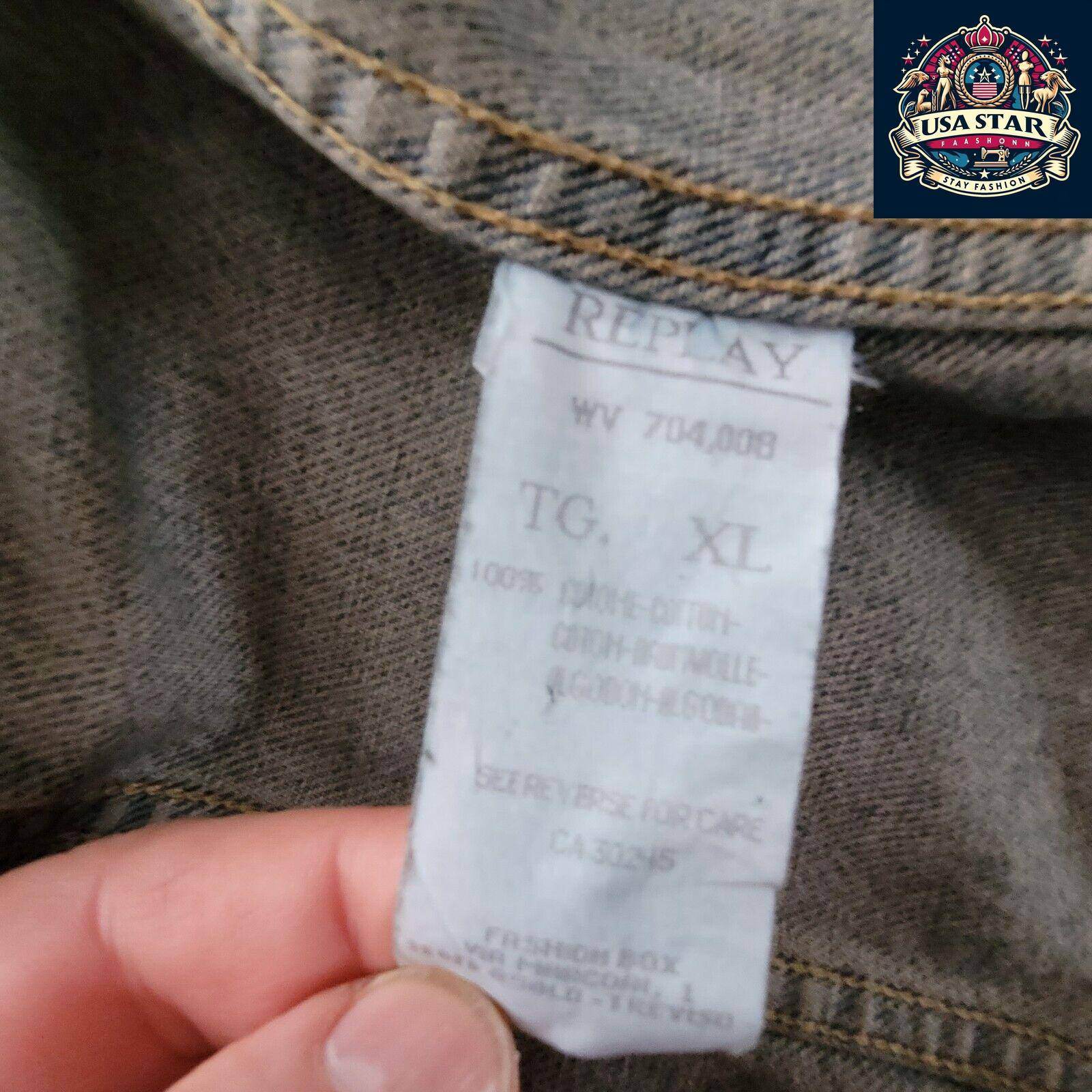 Replay Cotton Denim Jeans for Women TG XL - Comfortable, Timeless Style, High - Quality Cotton - USASTARFASHION