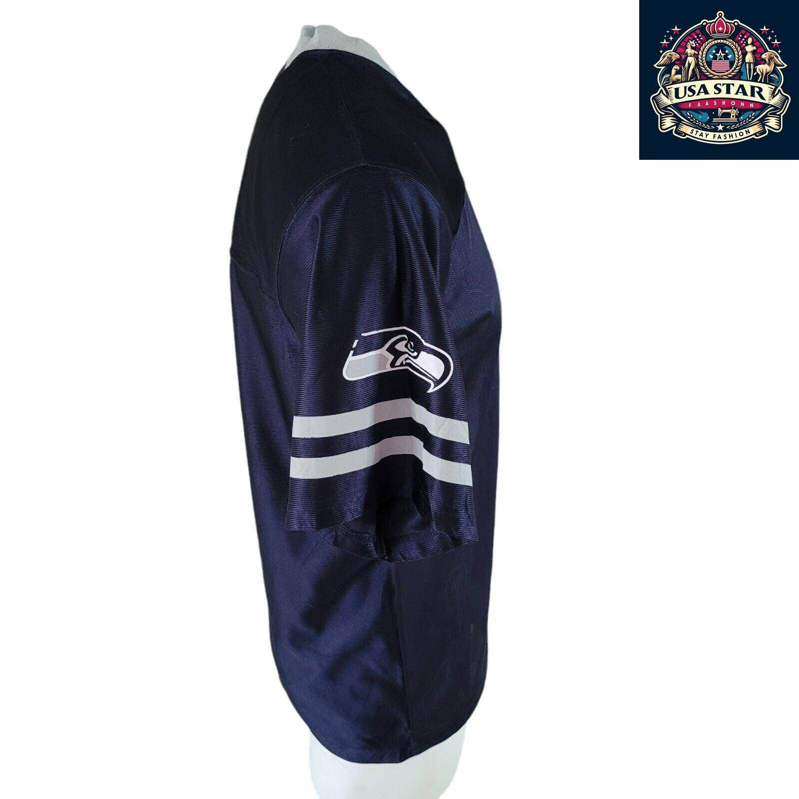 Seattle Seahawks Jersey 3 Russell Wilson Youth XXL (18 - 20) & Adult S - Official NFL Apparel - USASTARFASHION