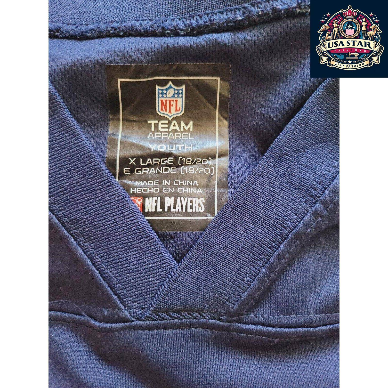 Seattle Seahawks Youth Jersey XL (18 - 20) - Wilson 3, Breathable Fabric, Grade A Condition - USASTARFASHION