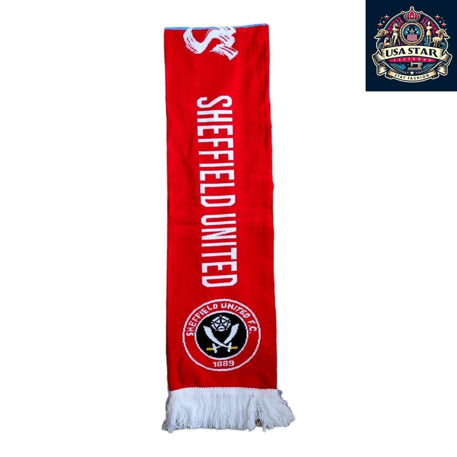 Sheffield United Scarf Vs Manchester City FA Cup Semi - Final Wembley 2023 Collector's Item - USASTARFASHION