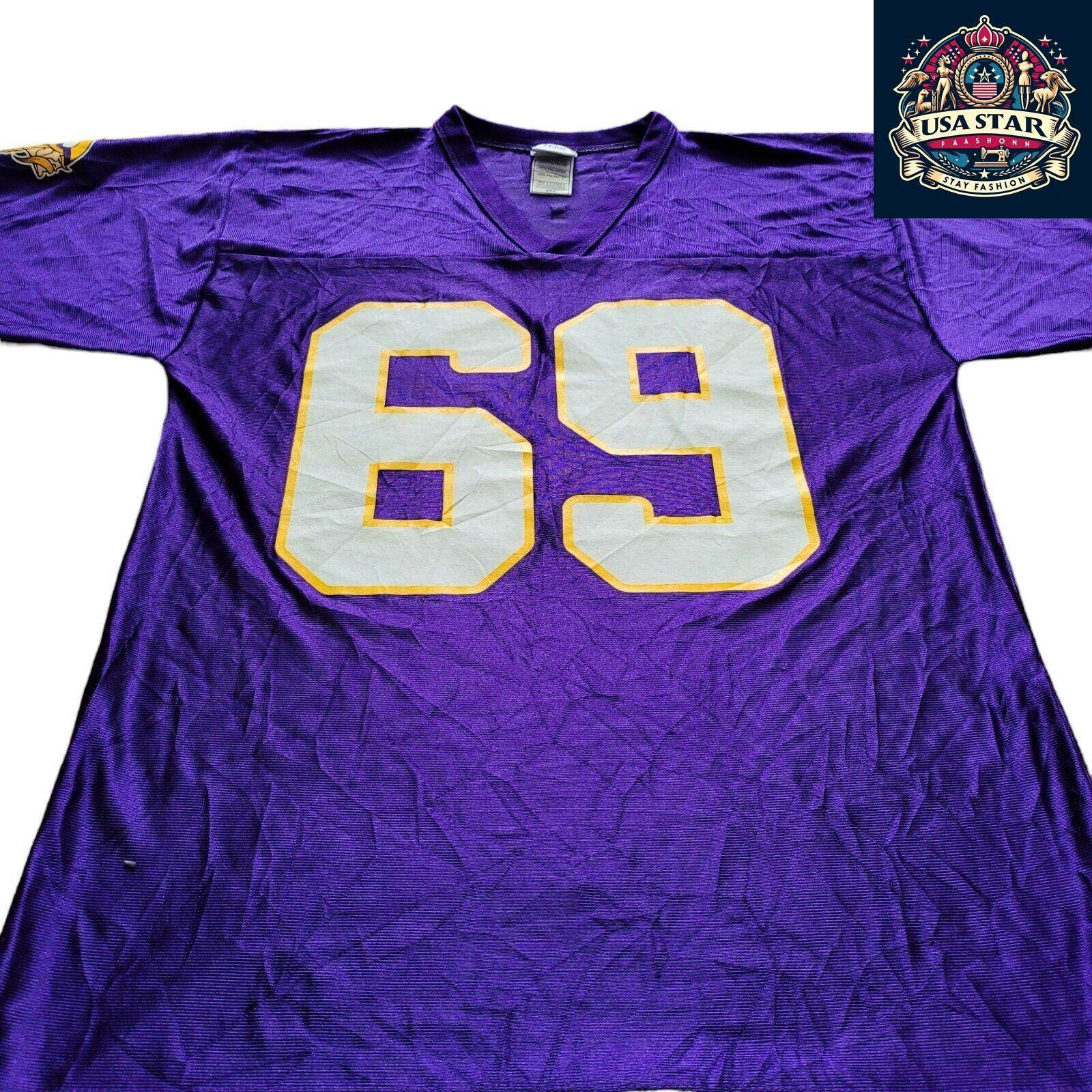 Signed Minnesota Vikings Jersey 69 Jared Allen - Men's Large, Authentic Collectible with Autographs - USASTARFASHION
