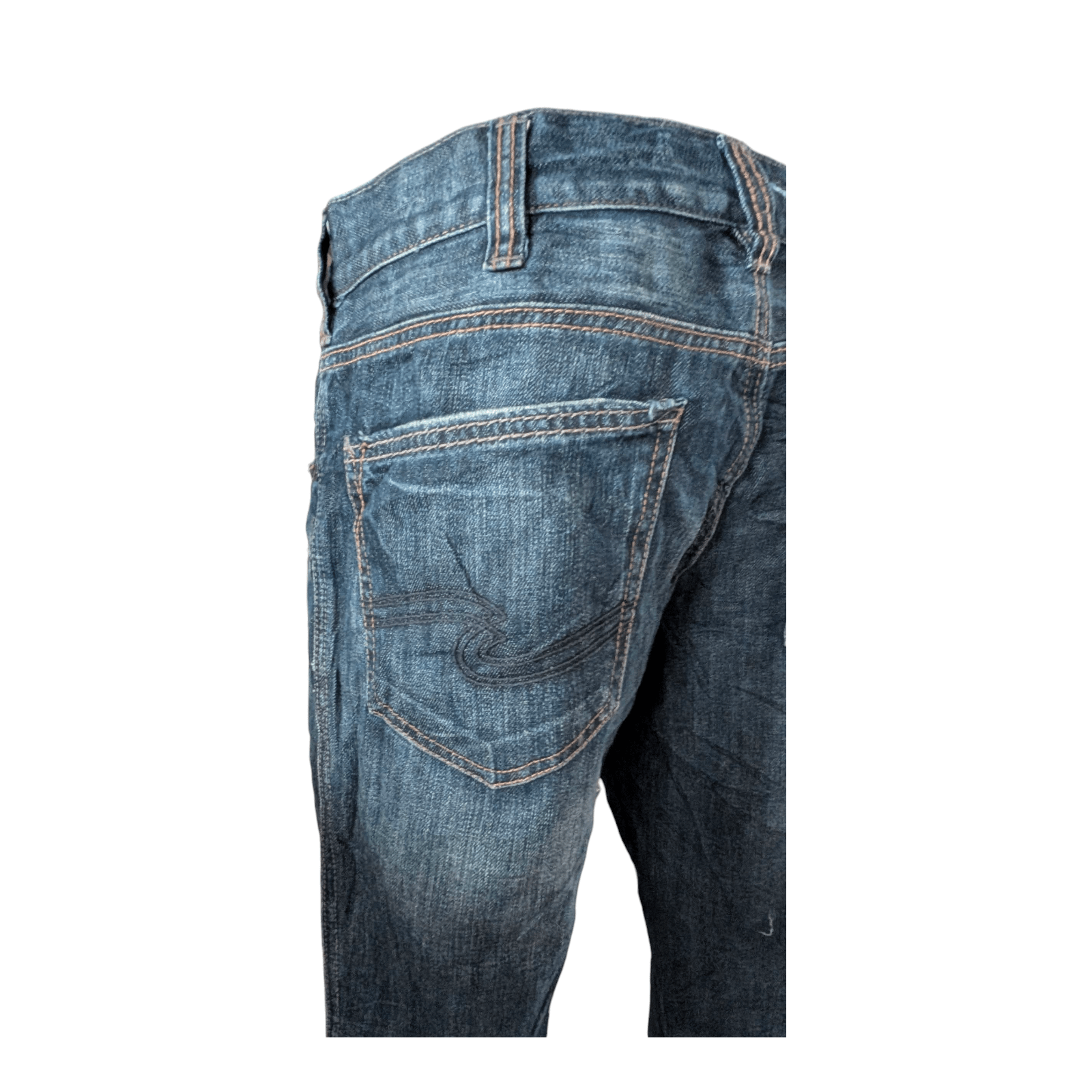 Silver Jeans Co. Grayson Heritage Men’s Jeans W32 L36 Blue Denim Straight Leg - USASTARFASHION