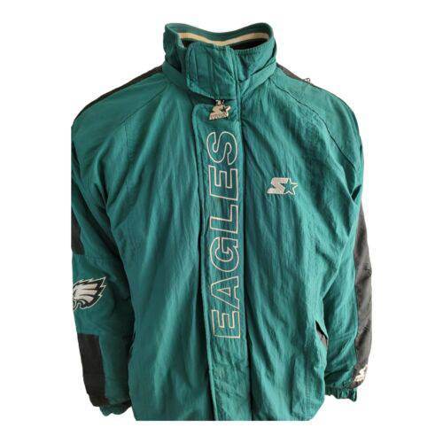 STARTER PRO LINE NFL Mens Philadelphia Eagles Jacket, Green Large - USASTARFASHION