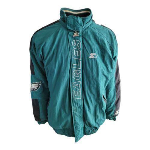 STARTER PRO LINE NFL Mens Philadelphia Eagles Jacket, Green Large - USASTARFASHION