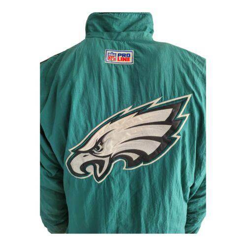 STARTER PRO LINE NFL Mens Philadelphia Eagles Jacket, Green Large - USASTARFASHION