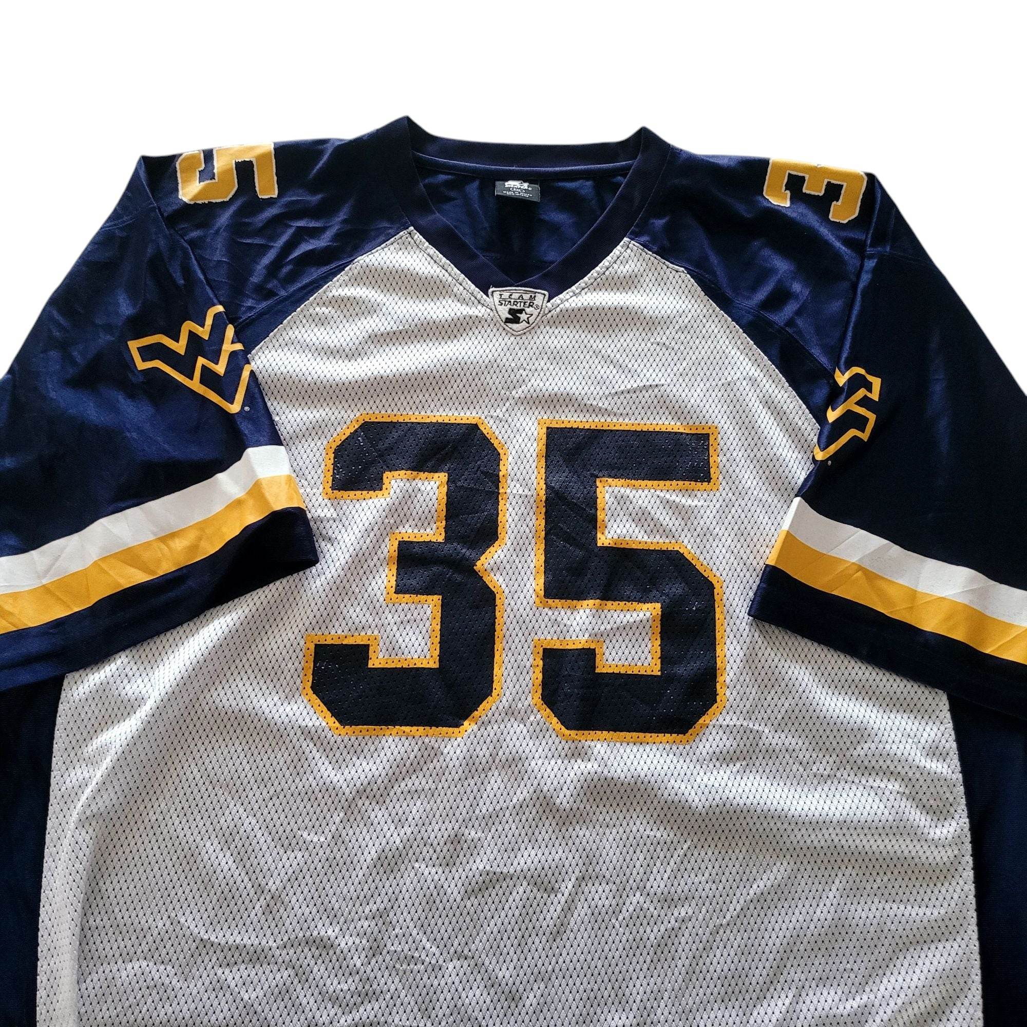 Starter West Virginia Mountaineers 35 Jersey 2XL - USASTARFASHION