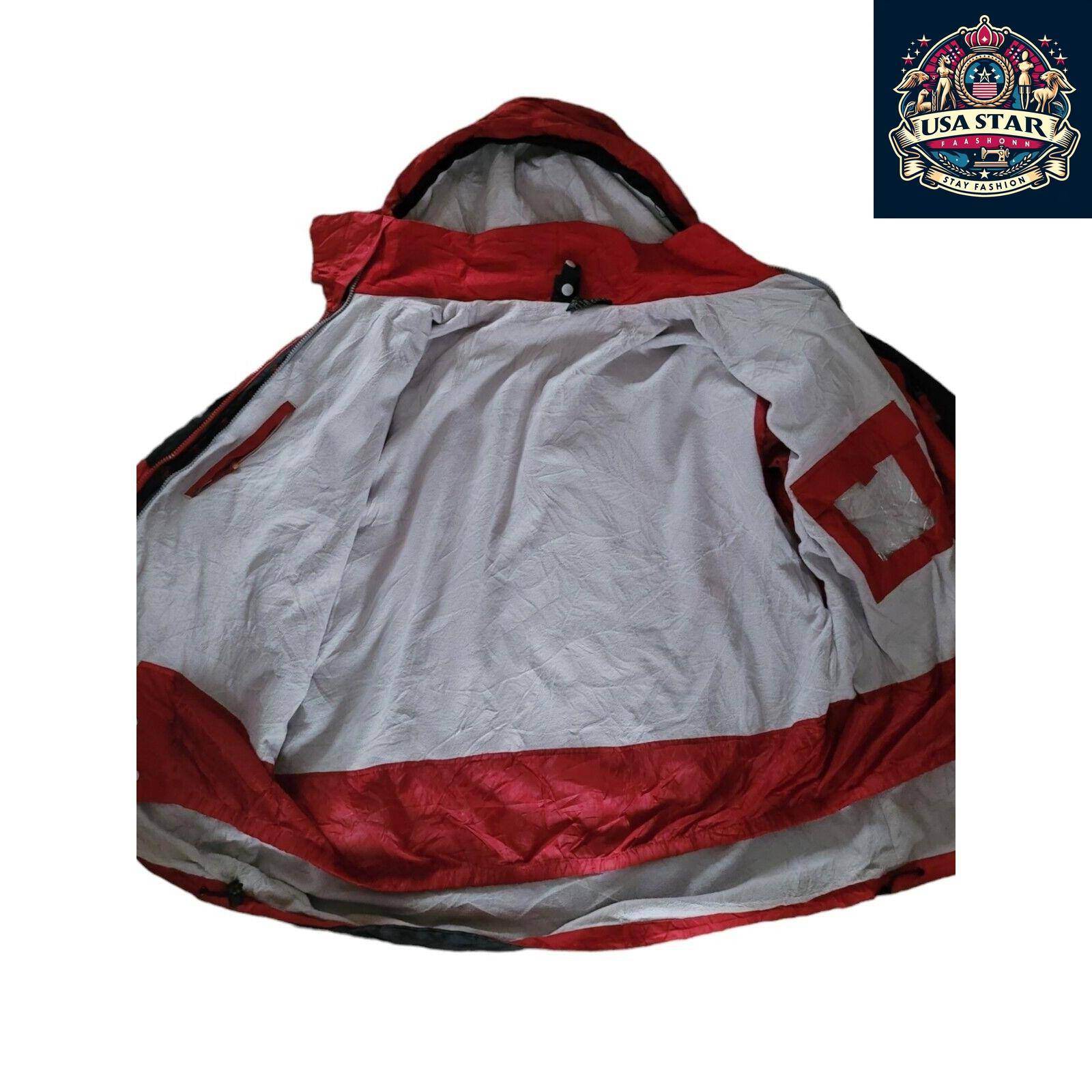 Starter Hockey Jacket 2XL - Versatile Style, Removable Hoodie, Multiple Pockets, Comfortable Fit - USASTARFASHION