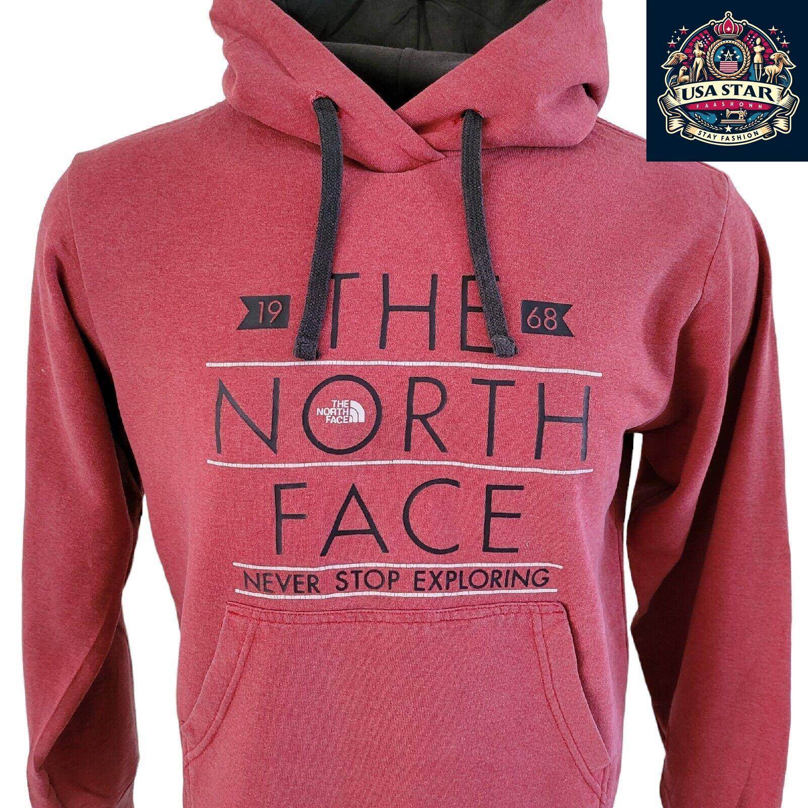 The North Face Men's Hoodie Size S - Soft Cotton Fabric, Classic Fit, Versatile Casual Wear - USASTARFASHION