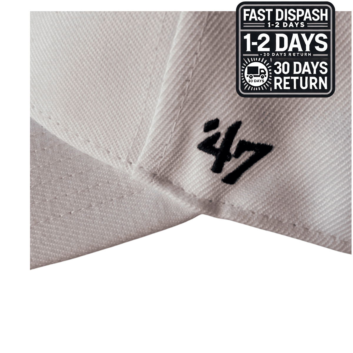 47 Brand Miami Marlins Baseball Cap - White Adjustable Style for Men - One Size Fits All MLB Gear - USASTARFASHION