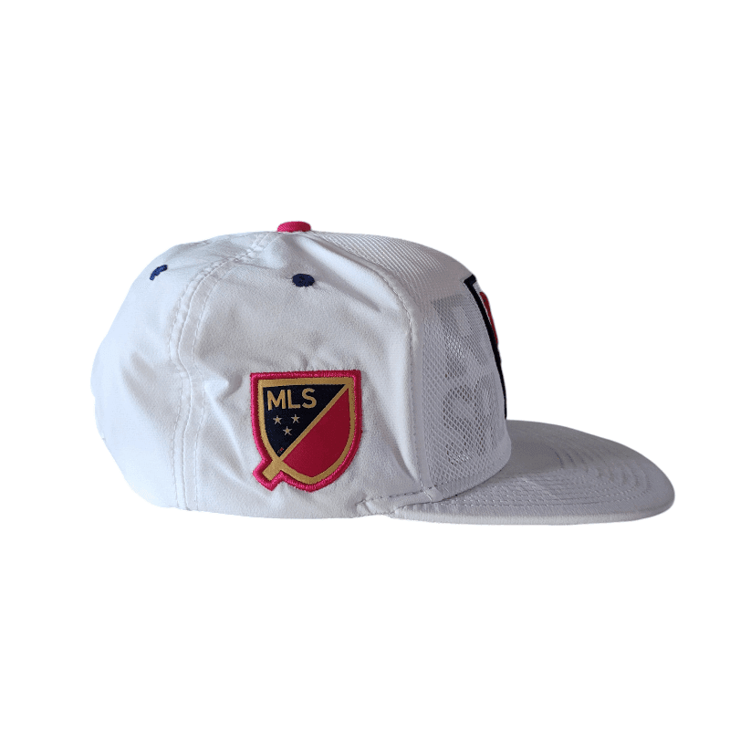 Adidas Real Salt Lake Cap - One Size Fits All, Grade A Condition, White with Red and Gold Accents - USASTARFASHION