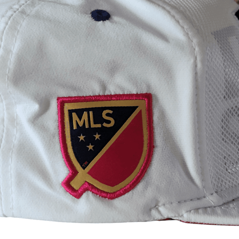 Adidas Real Salt Lake Cap - One Size Fits All, Grade A Condition, White with Red and Gold Accents - USASTARFASHION