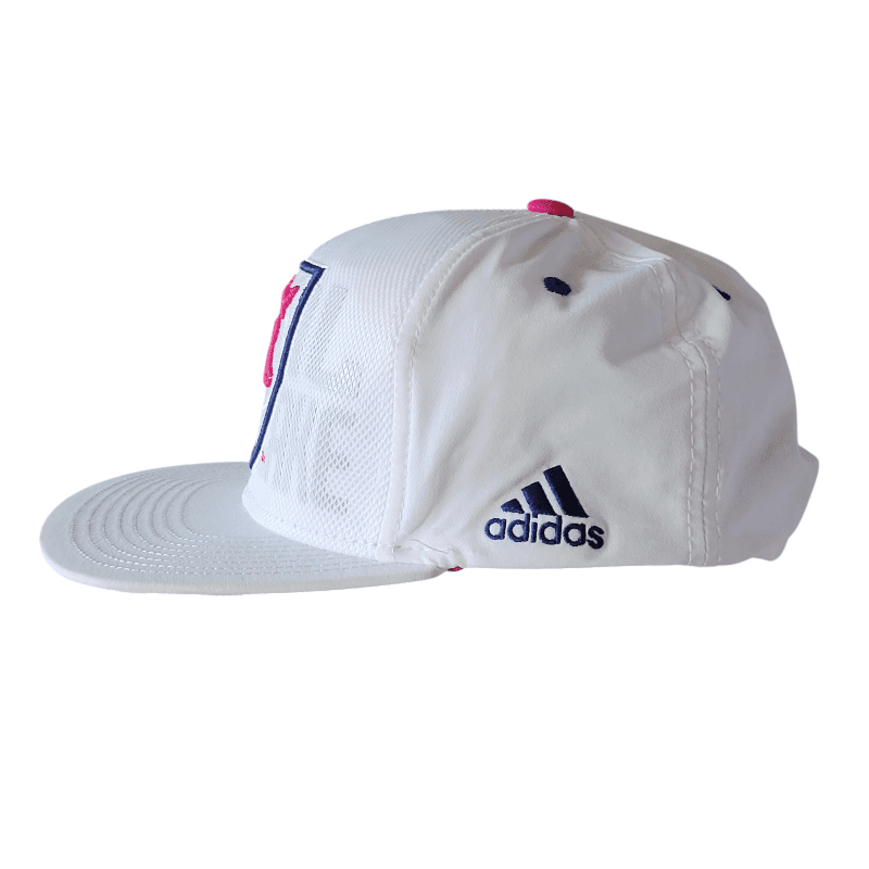 Adidas Real Salt Lake Cap - One Size Fits All, Grade A Condition, White with Red and Gold Accents - USASTARFASHION