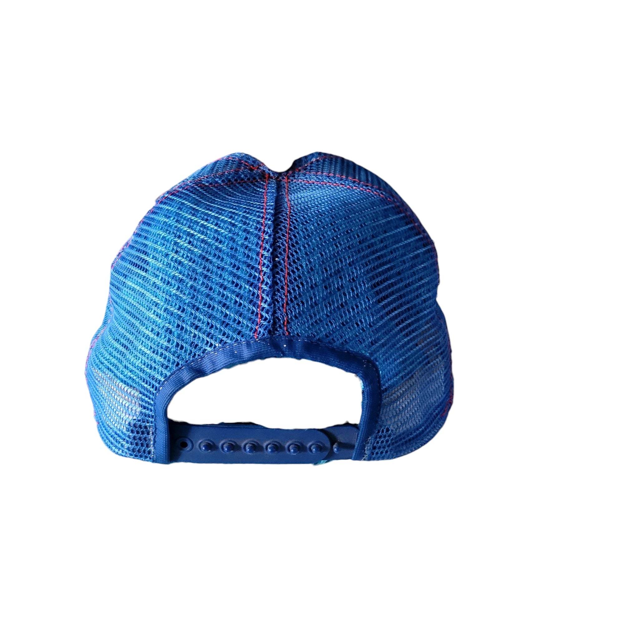 AJD NFL Vintage Trucker Hat - Red, White & Blue - Large - USASTARFASHION