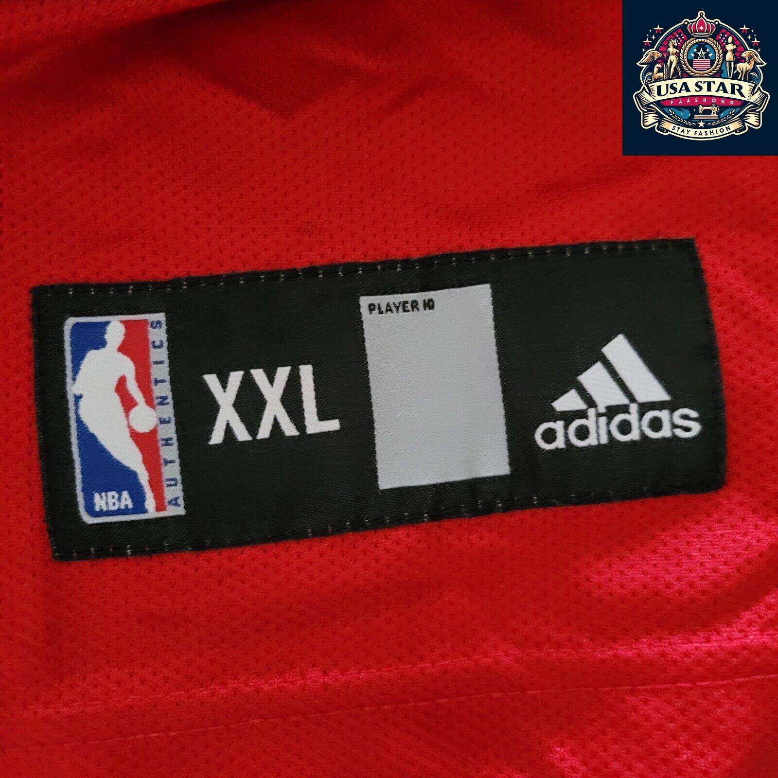Atlanta Hawks Jersey Adidas Johnson 2 Red 2XL - Rare Collectible, Quality Fabric, Game Day Essential - USASTARFASHION