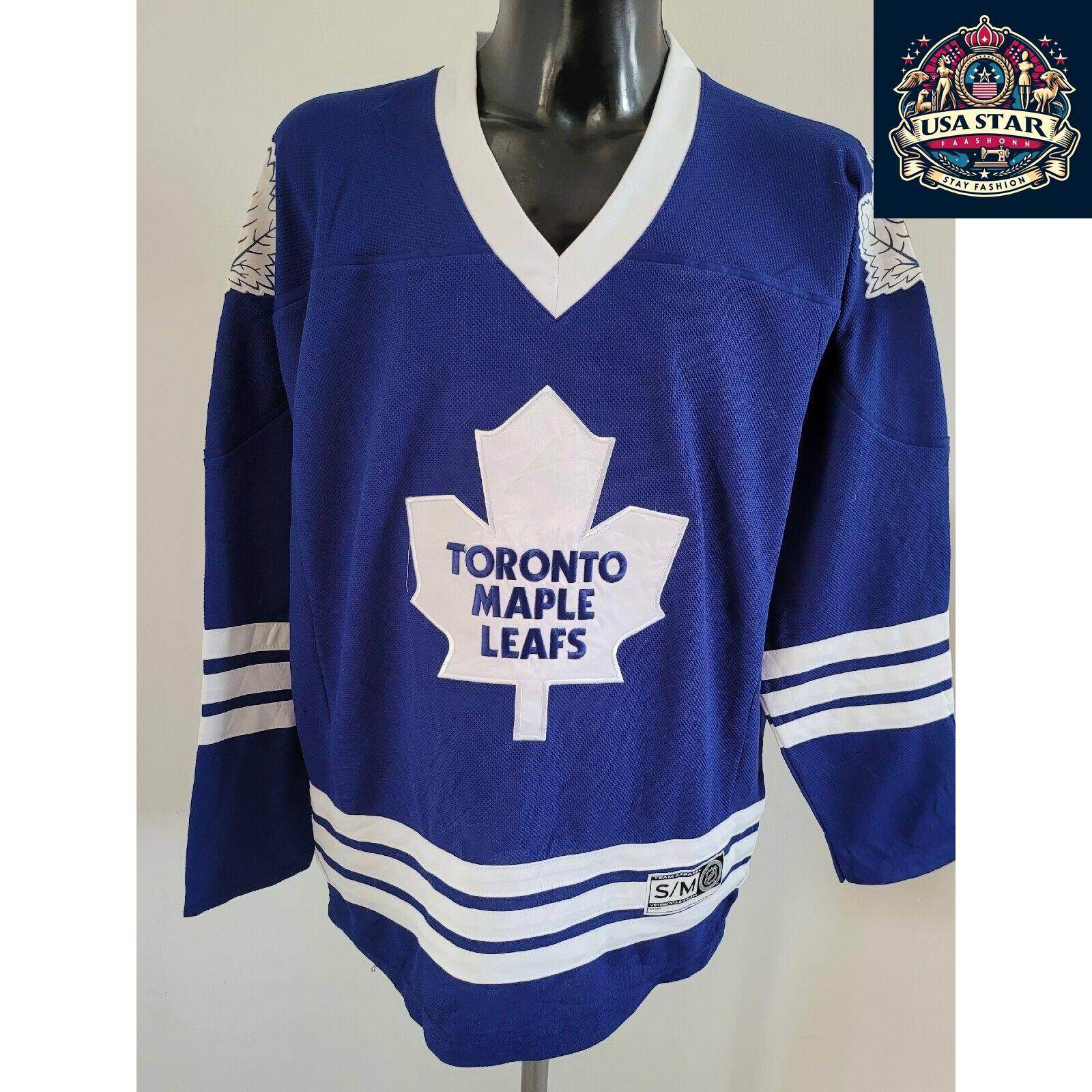 Authentic Toronto Maple Leafs Jersey S/M – Durable Fabric, Iconic Team Colors, Grade A Condition - USASTARFASHION