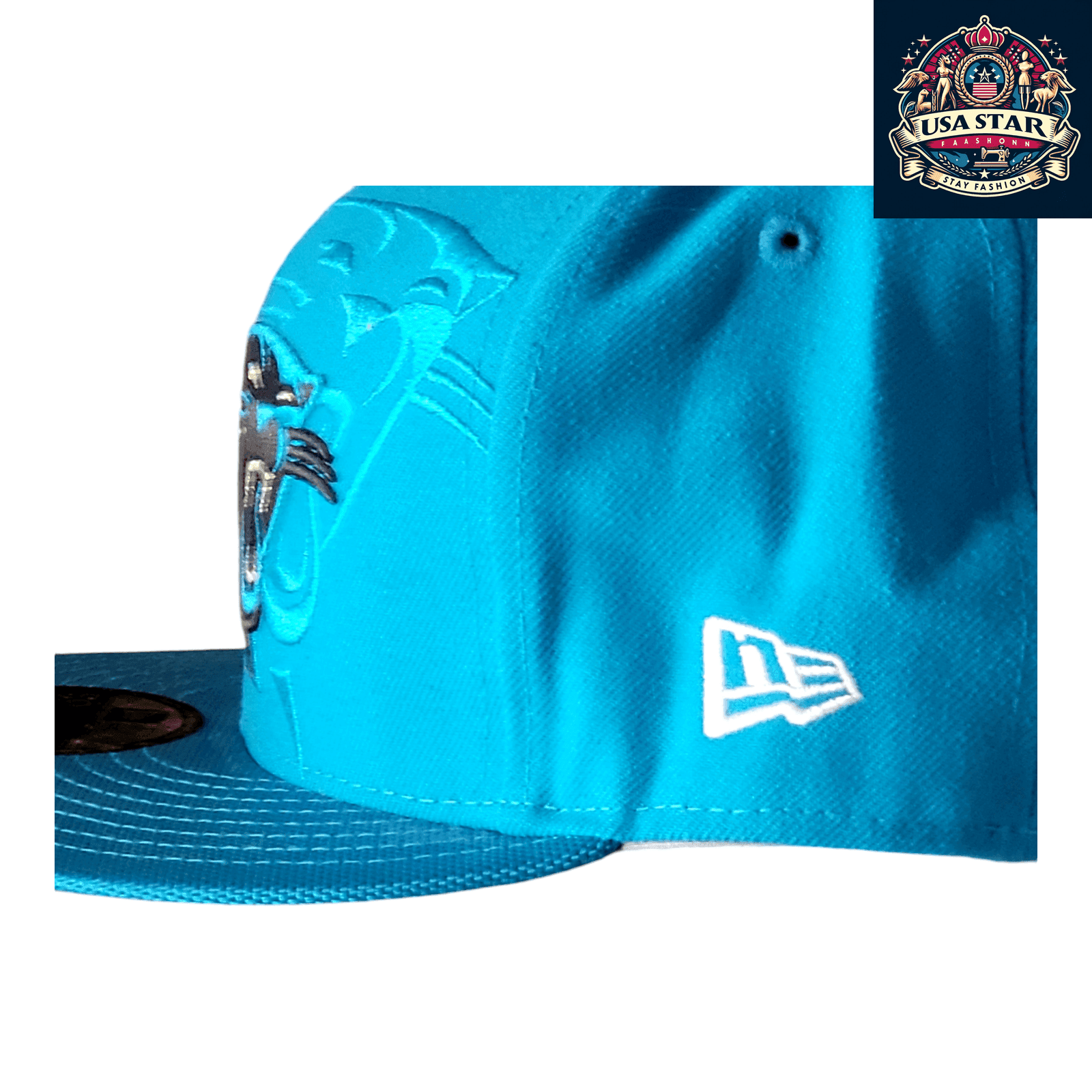 Carolina Panthers Fitted Hat Size 7 1/4 - New Era 59Fifty Cap with Durable Fabric and Comfort - USASTARFASHION