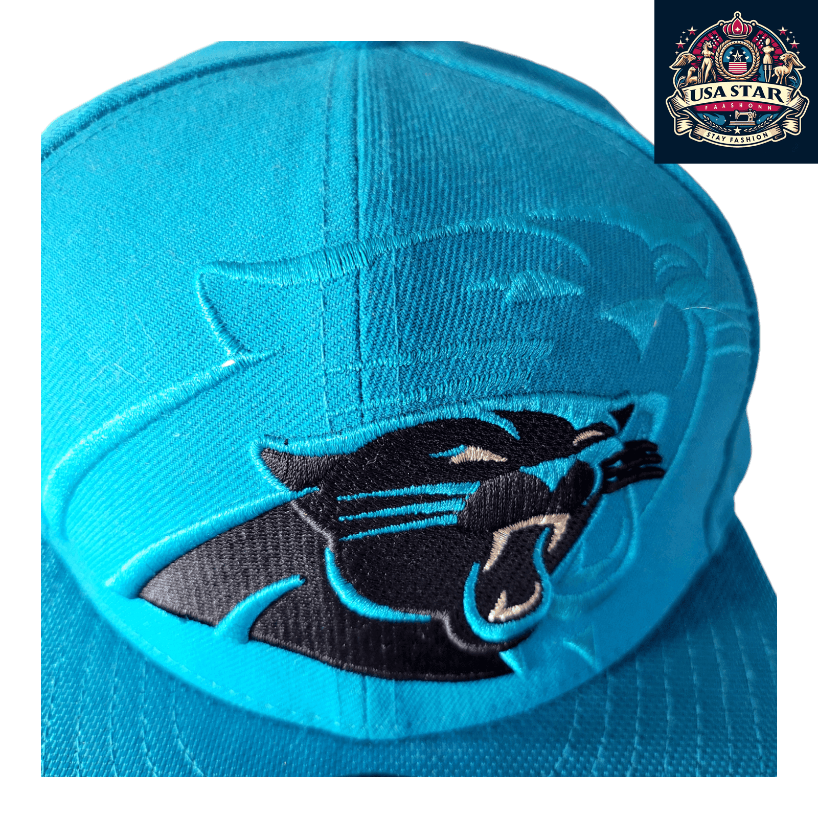 Carolina Panthers Fitted Hat Size 7 1/4 - New Era 59Fifty Cap with Durable Fabric and Comfort - USASTARFASHION