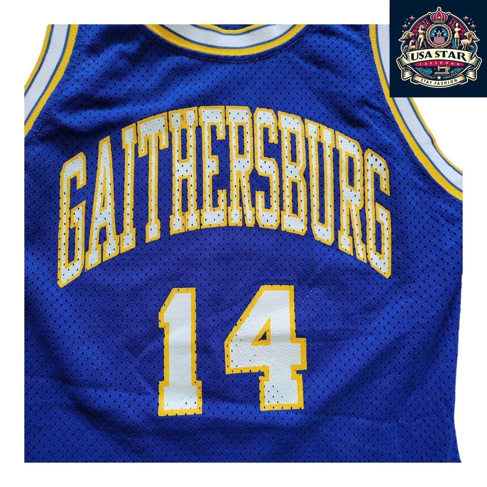 Champion NBA Jersey Size Small #14 Gaithersburg, Made in USA, Excellent Condition, Durable Design - USASTARFASHION