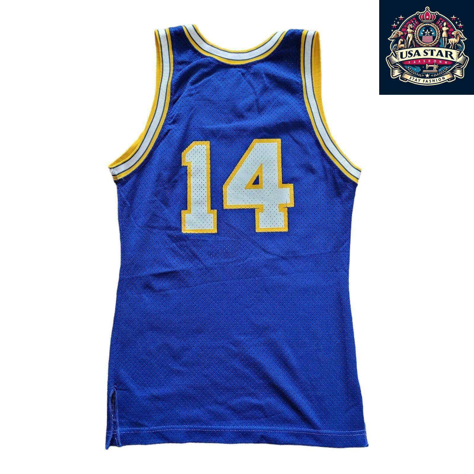Champion NBA Jersey Size Small #14 Gaithersburg, Made in USA, Excellent Condition, Durable Design - USASTARFASHION
