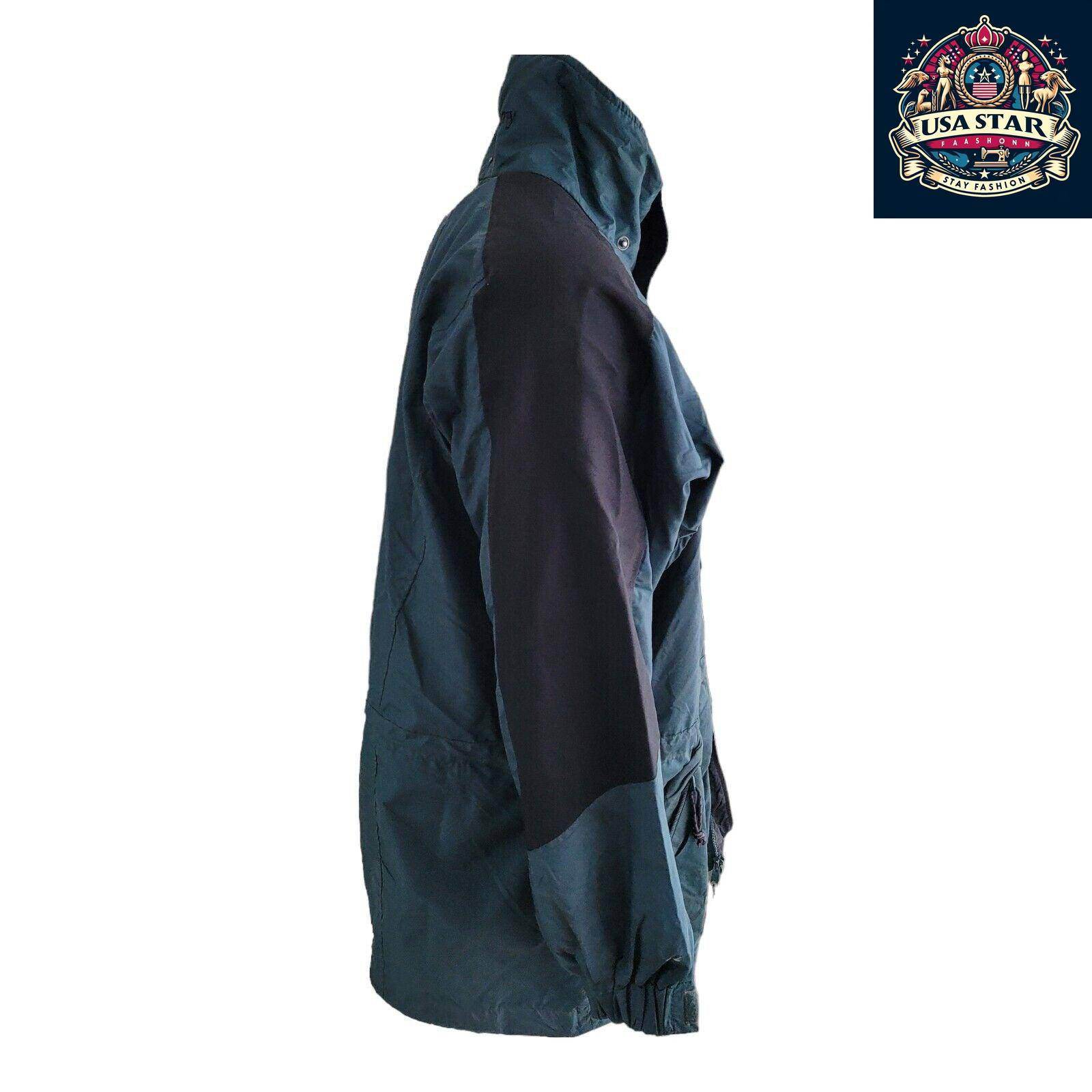 Columbia Raincoat Double Whammy Men's Size M, Dark Green, Water - Resistant Nylon, Stylish Fit - USASTARFASHION