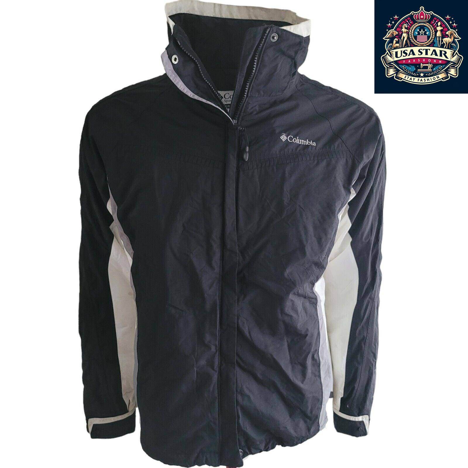 Columbia Waterproof Jacket Women, Whirlibird Omni - Tech, Lightweight with Adjustable Hood, Size L - USASTARFASHION