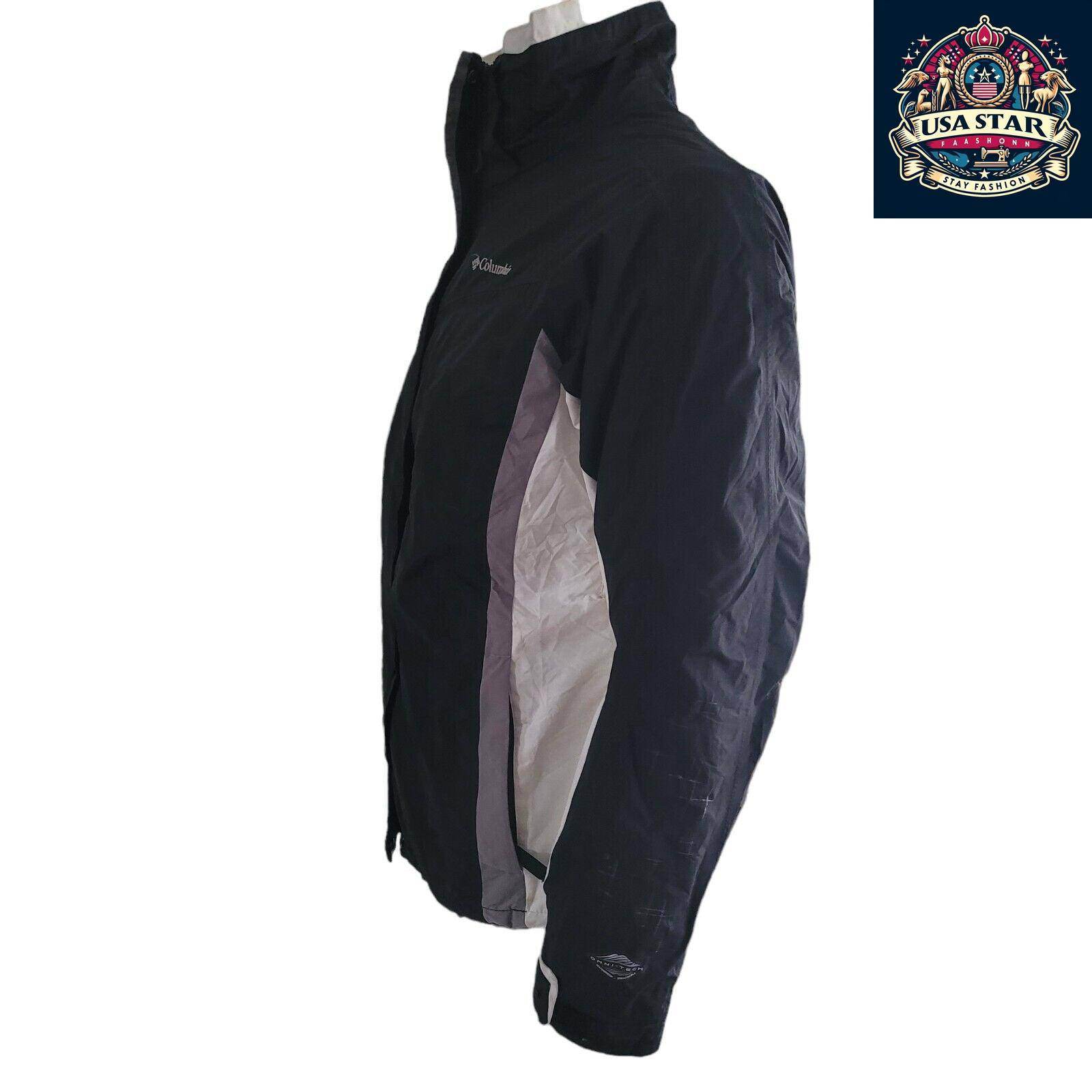Columbia Waterproof Jacket Women, Whirlibird Omni - Tech, Lightweight with Adjustable Hood, Size L - USASTARFASHION