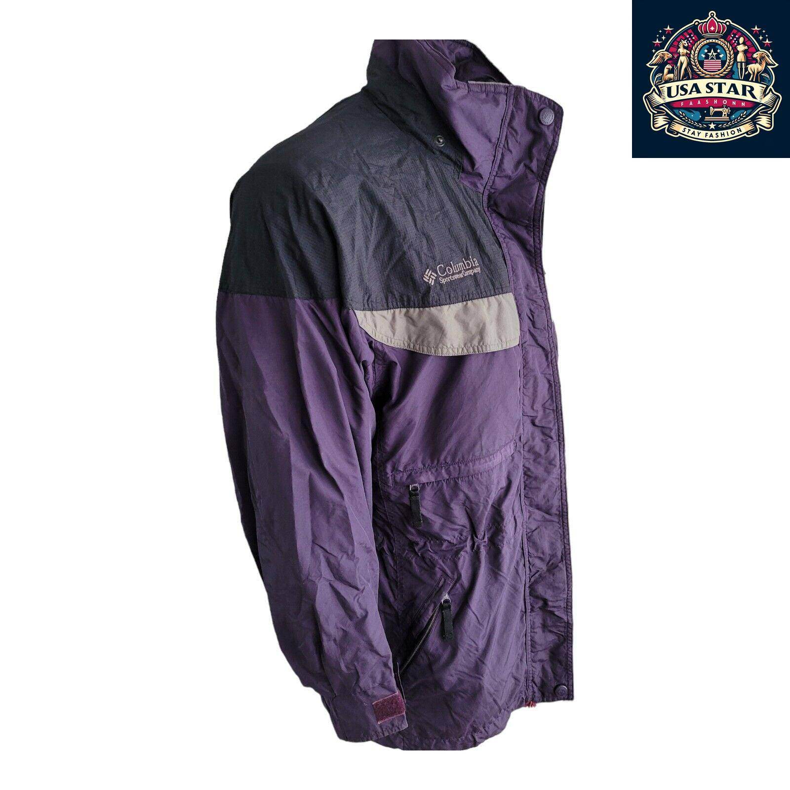 Columbia Women's Jacket - Boulder Ridge Medium Purple, Water-Resistant, Stylish & Durable Outerwear - USASTARFASHION