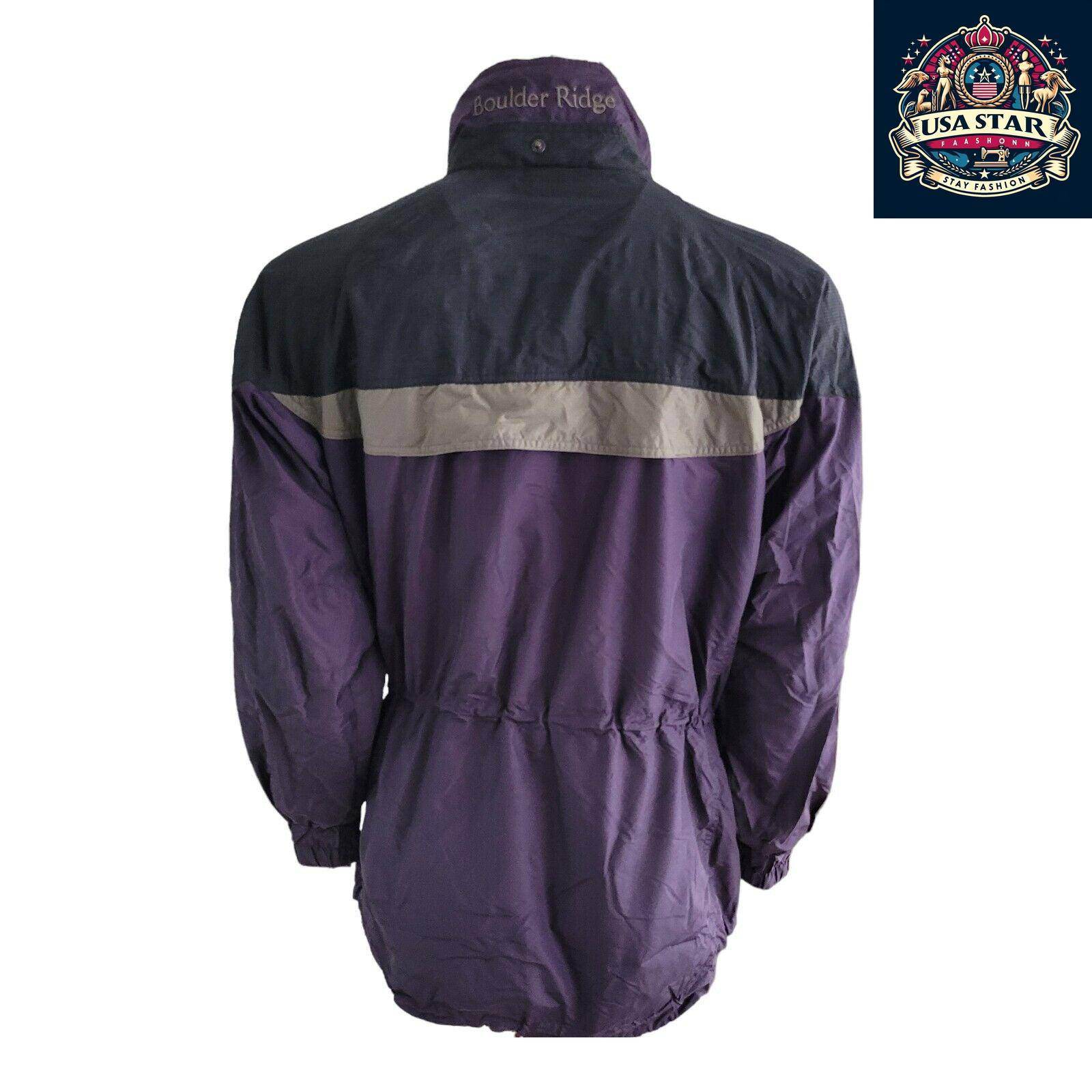 Columbia Women's Jacket - Boulder Ridge Medium Purple, Water-Resistant, Stylish & Durable Outerwear - USASTARFASHION
