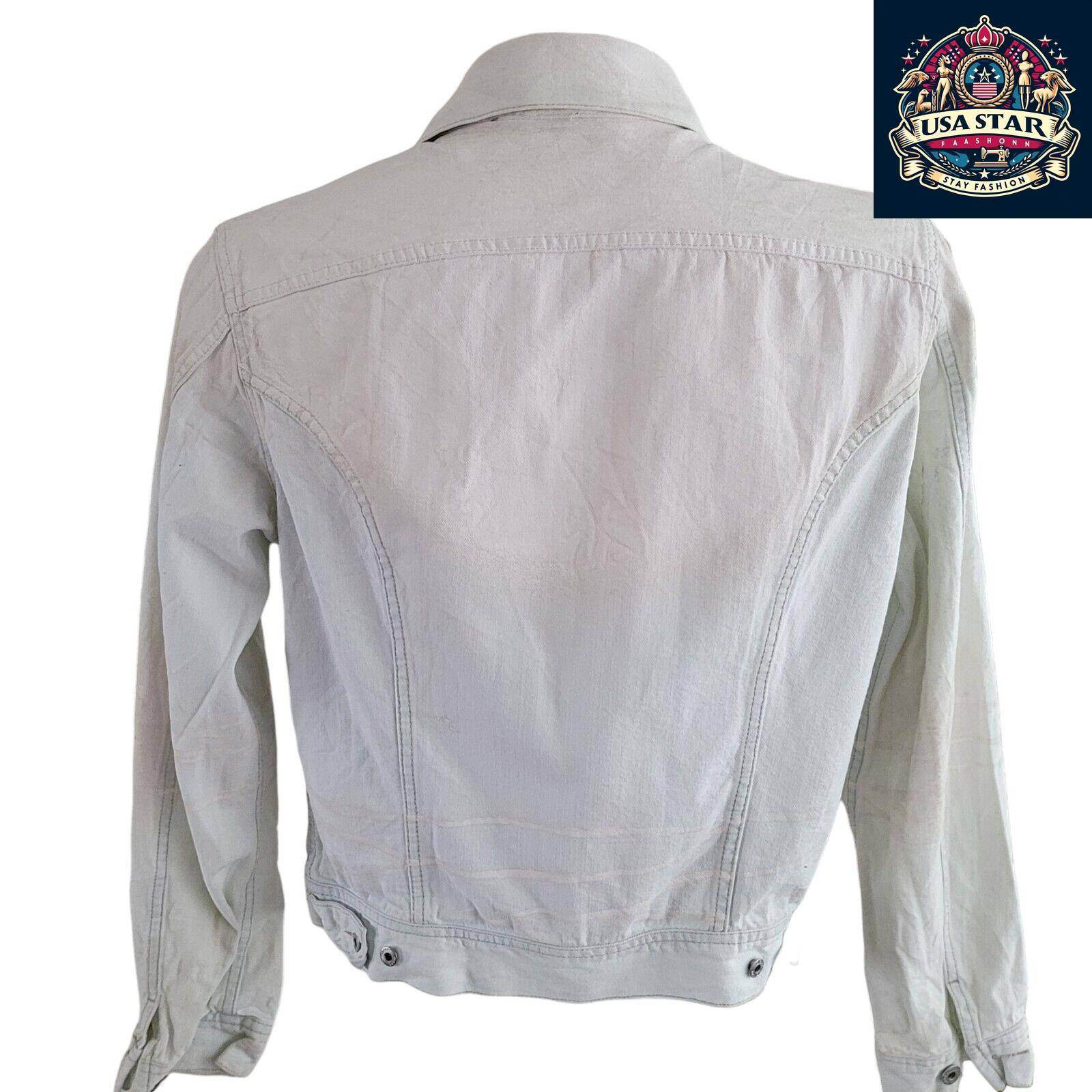 Diesel Denim Jacket Ladies M - Authentic Italian Craftsmanship, Timeless Style Upgrade - USASTARFASHION