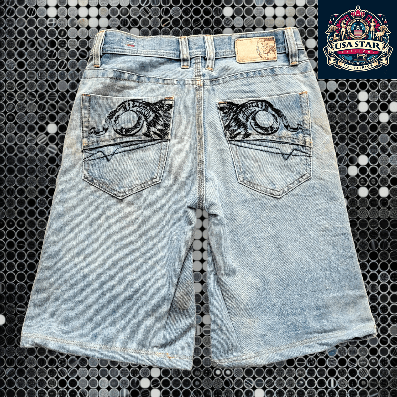 Diesel Denim Jorts - Men's Distressed 5 - Pocket Shorts, Modern Fit, Comfortable Size W32 - USASTARFASHION