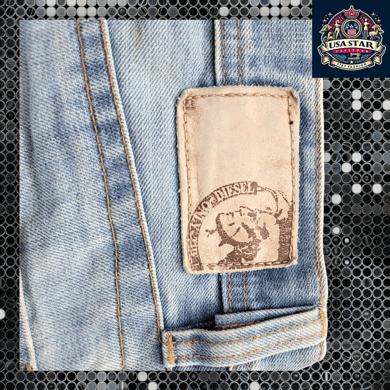 Diesel Denim Jorts - Men's Distressed 5 - Pocket Shorts, Modern Fit, Comfortable Size W32 - USASTARFASHION