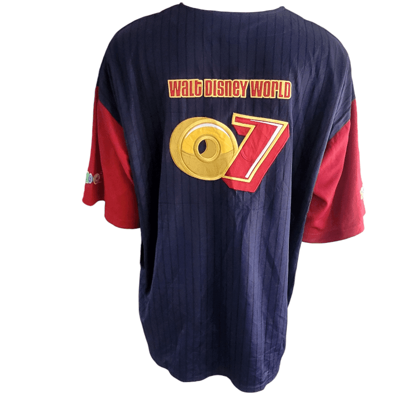 Disney 2007 Men's XXL Baseball Jersey | Authentic Disney Parks Collector's Item - USASTARFASHION