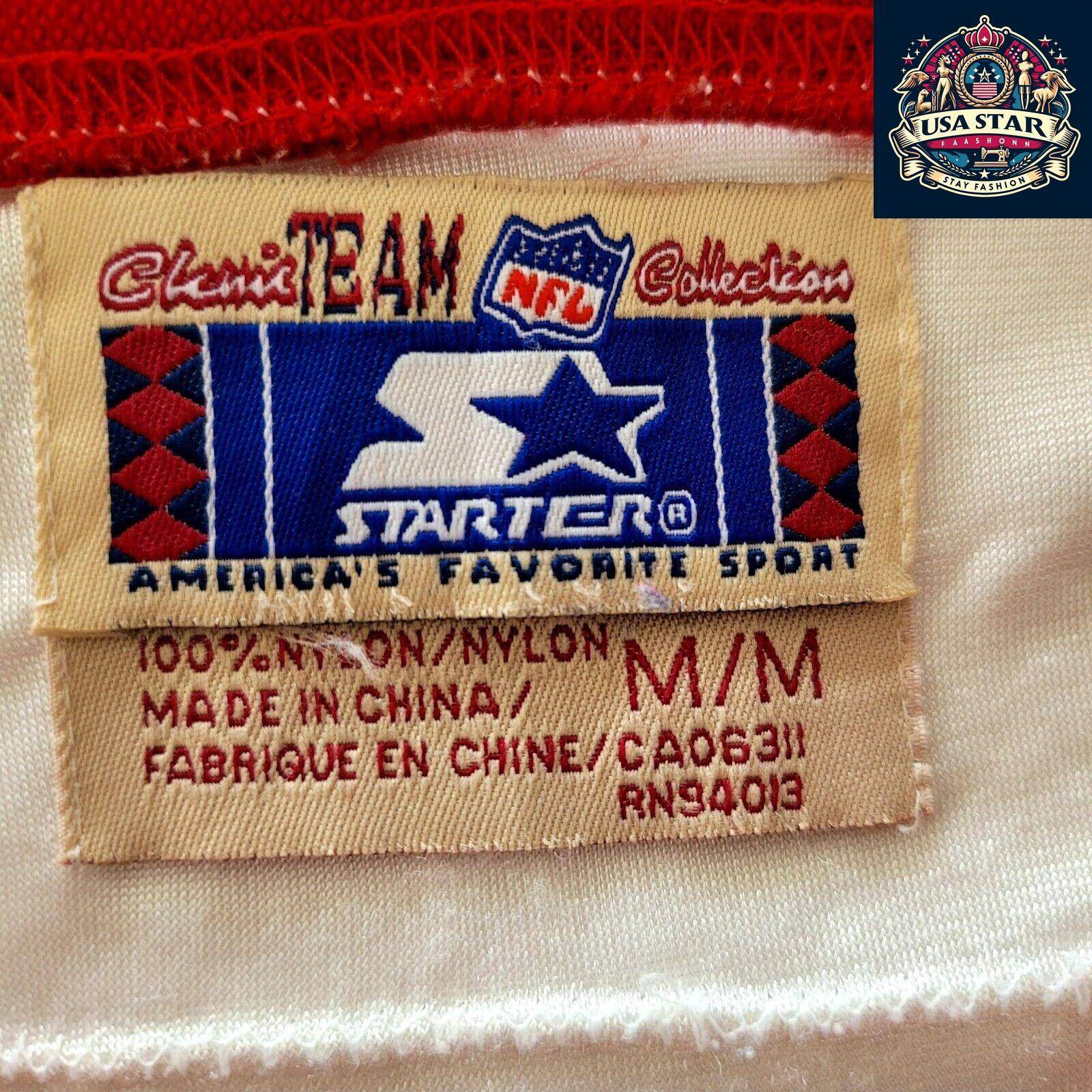Doug Flutie #7 Buffalo Bills NFL Starter White Jersey Men's Medium - Vintage Style, Breathable Nylon - USASTARFASHION